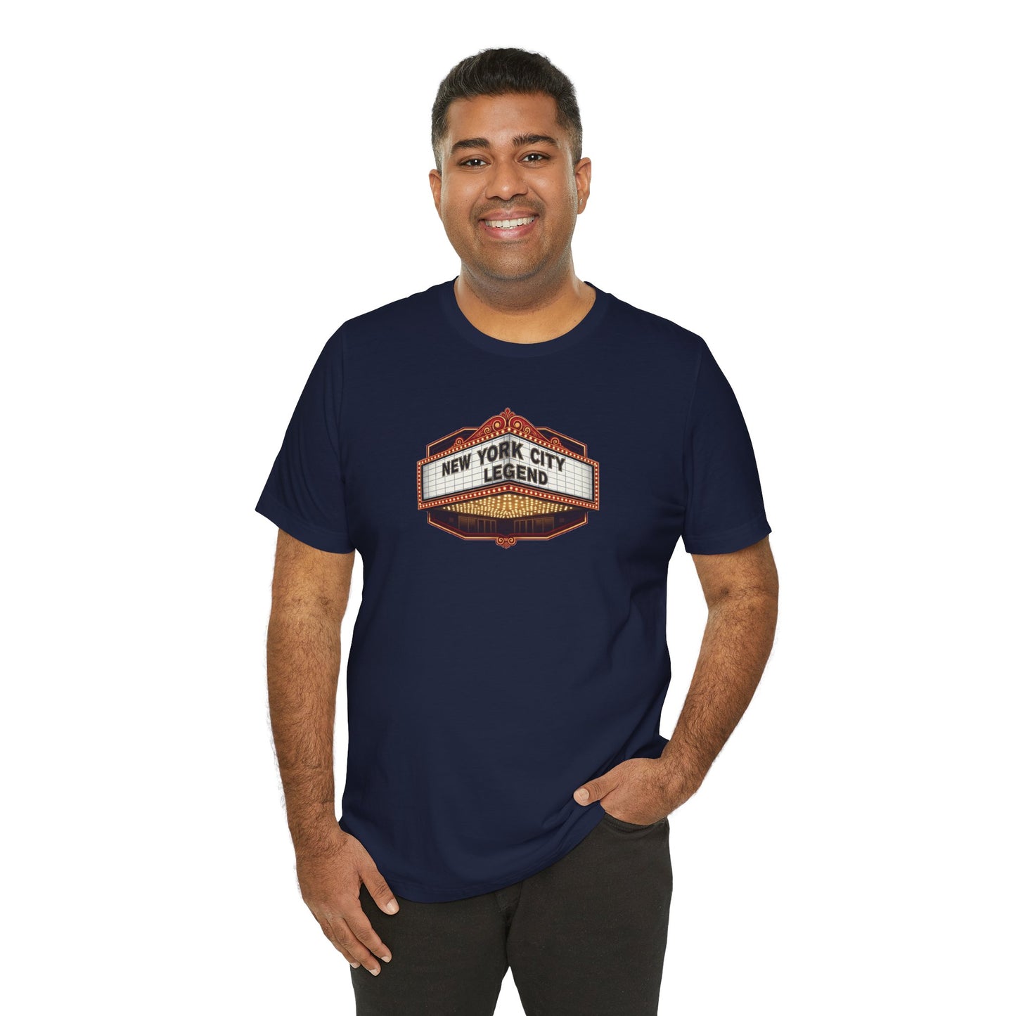 New York City Legend Unisex Jersey T-Shirt, NYC Nightlife Fashion Tee