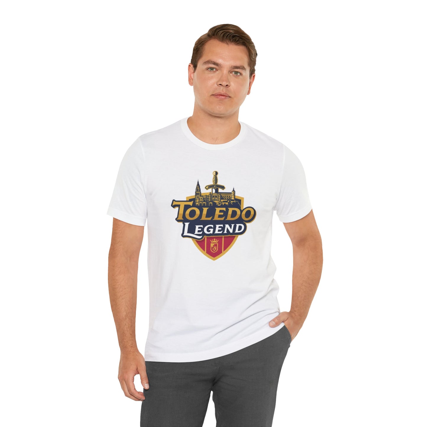 Toledo Spain Legend Unisex Tee | Casual Wear, Souvenir T-shirt, Travel Apparel, Unique Graphic Shirt