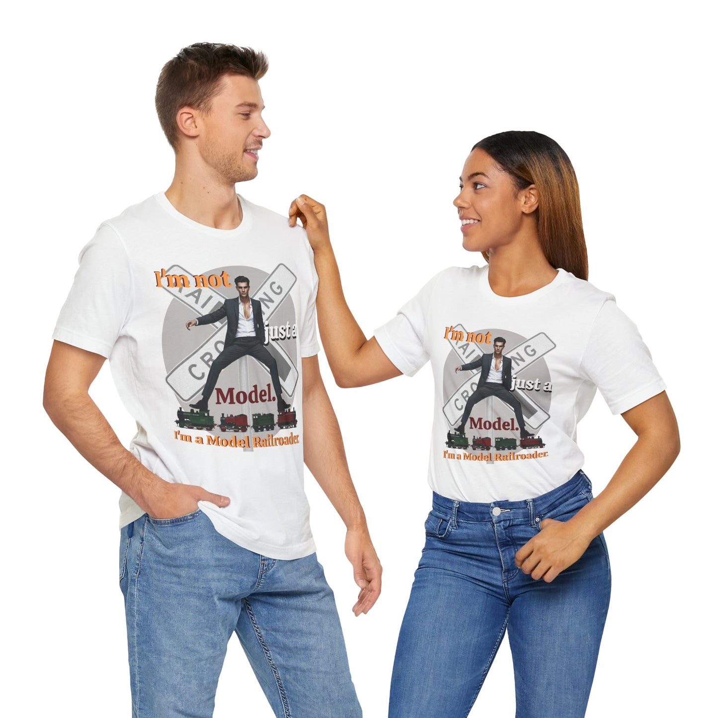 Funny Model Railroader Tee - Perfect Gift for Train Enthusiasts - Schmartypants