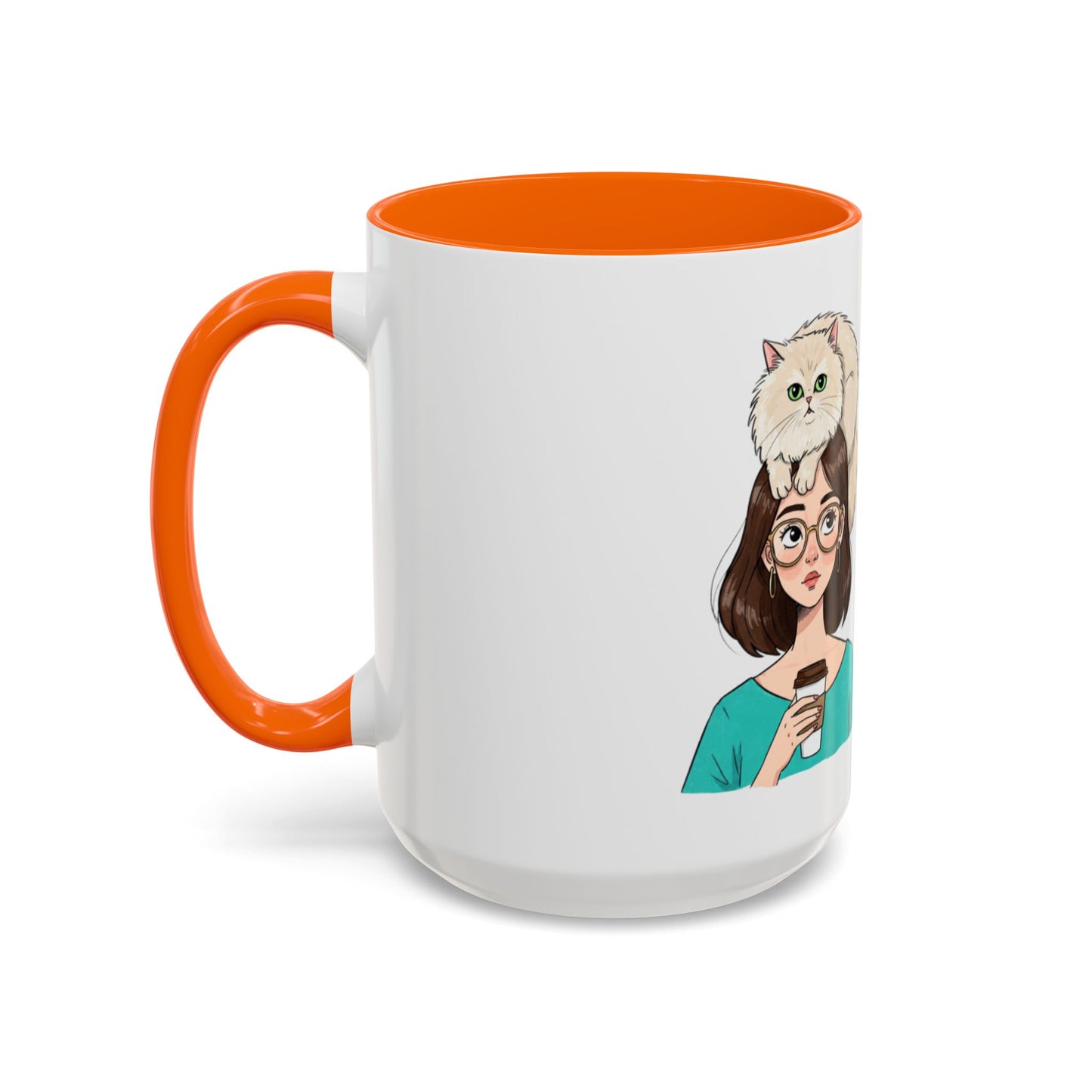 Adopted by a Cat Accent Coffee Mug - Perfect Gift for Cat Lovers - Funny Cat - Feline Humor - Schmartypants