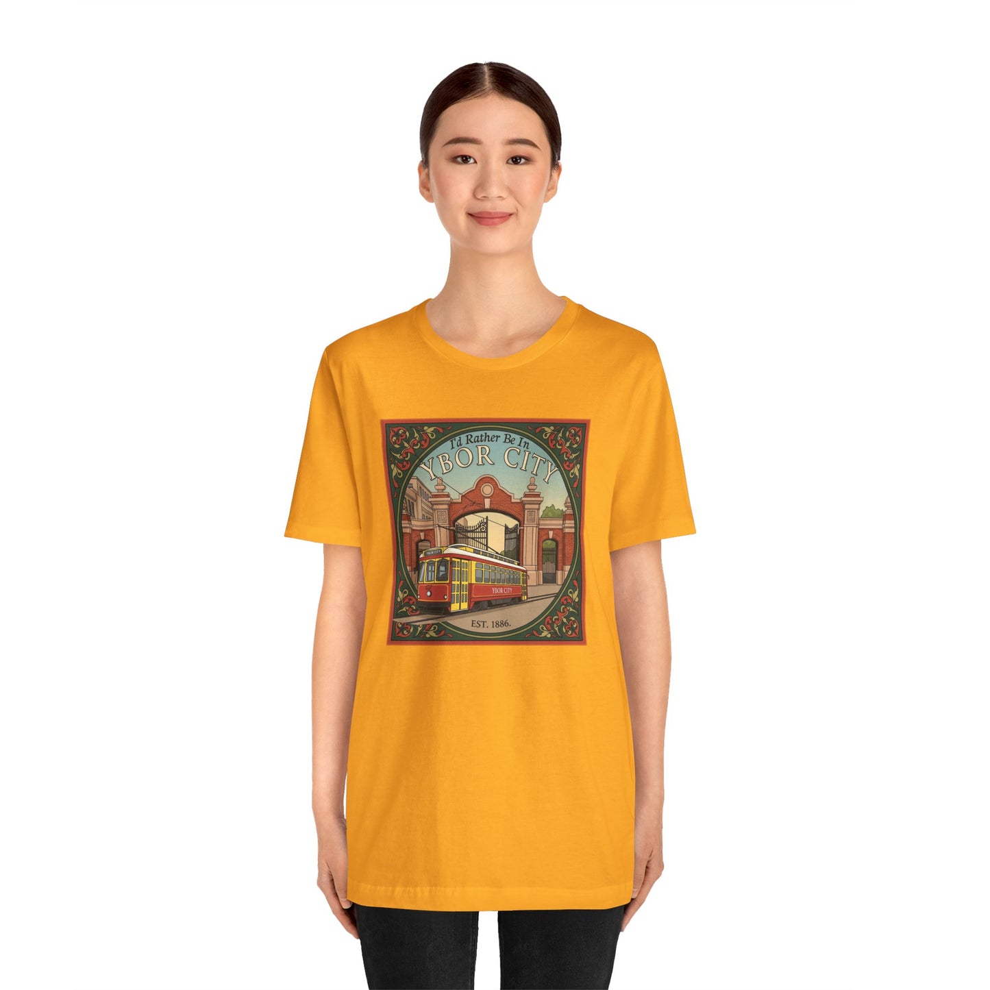 Ybor City Vintage Tee, Tampa Florida Arts District Unisex Shirt, Music Lovers Gift, Retro Style T-shirt, Hipster Clothing