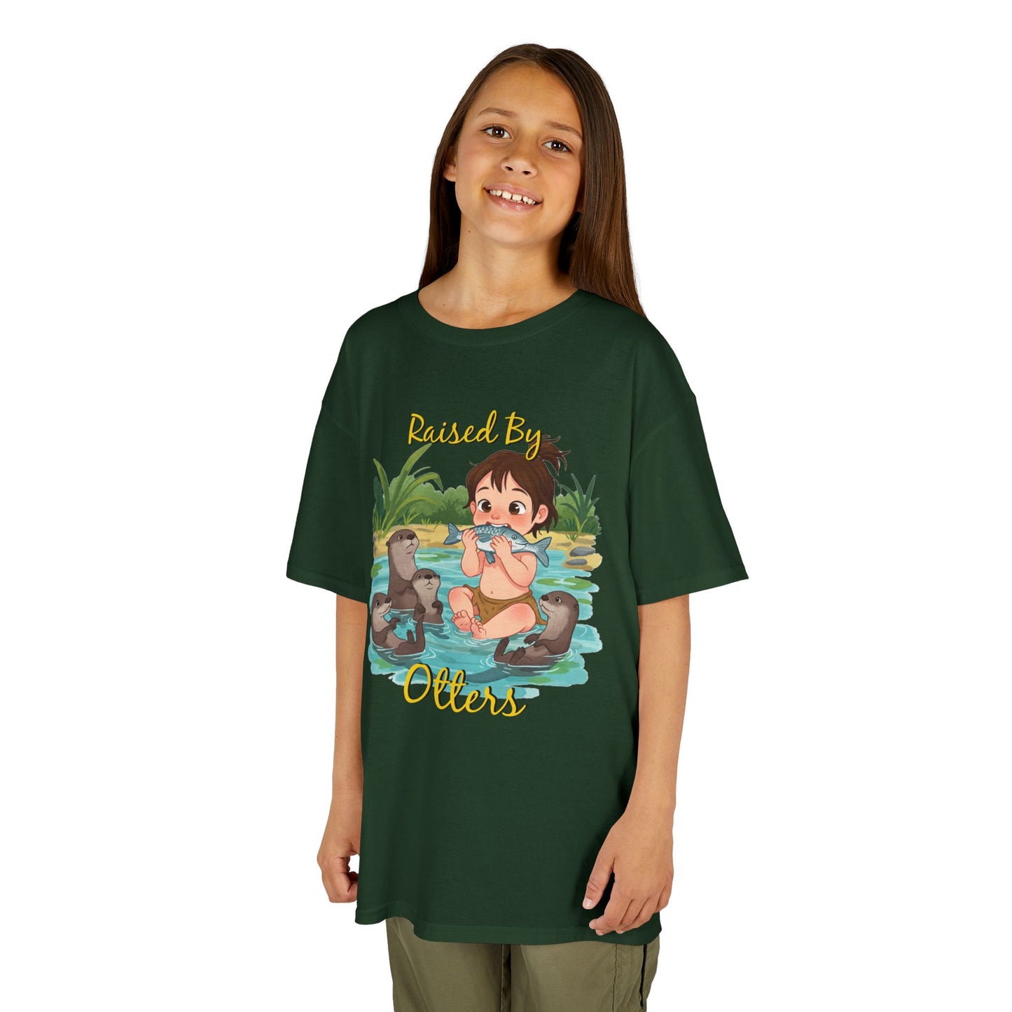Cute Otter Kid's Tee, Fun Summer Shirt, Animal Lover Gift, Birthday Party Clothes, Playdate Outfit, Nature Kids Apparel