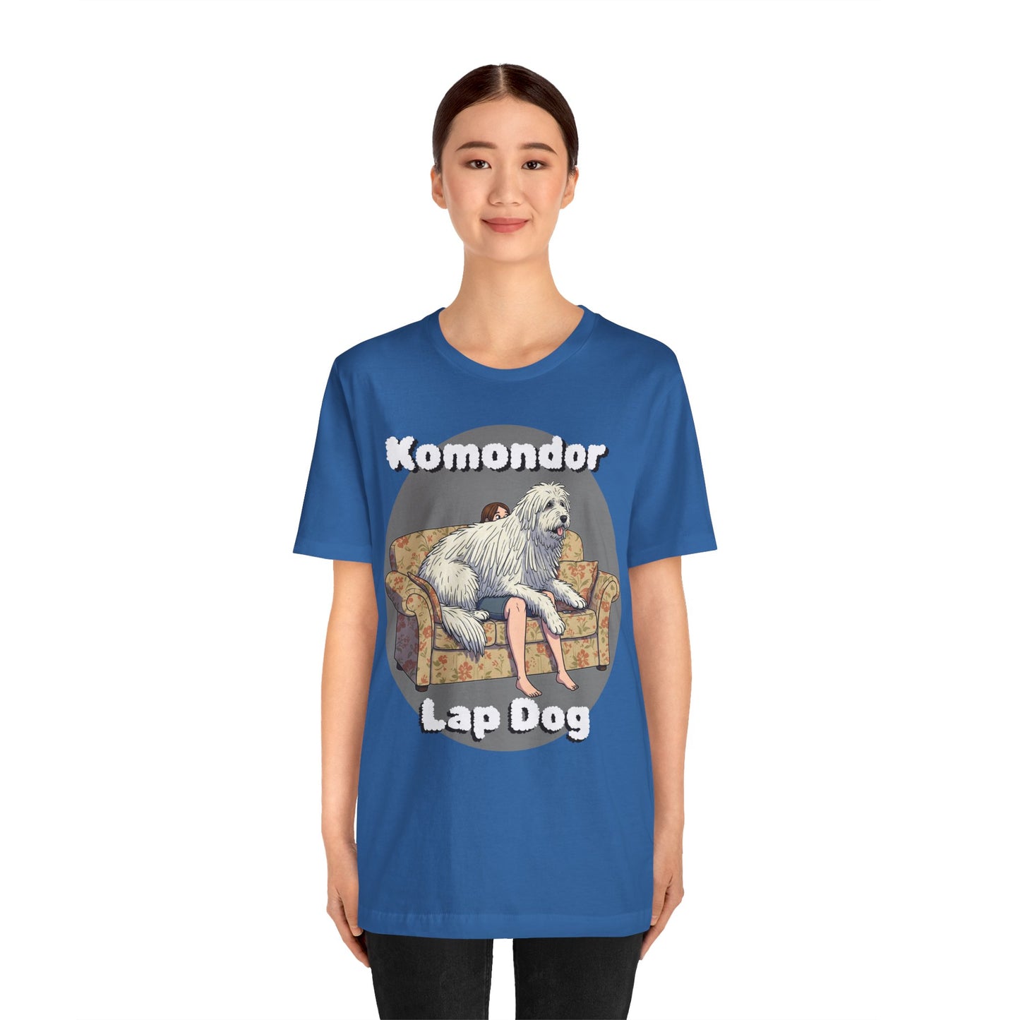 Komondor Lap Dog Unisex Tee - Funny Dog Lover's Short Sleeve Shirt - Schmartypants
