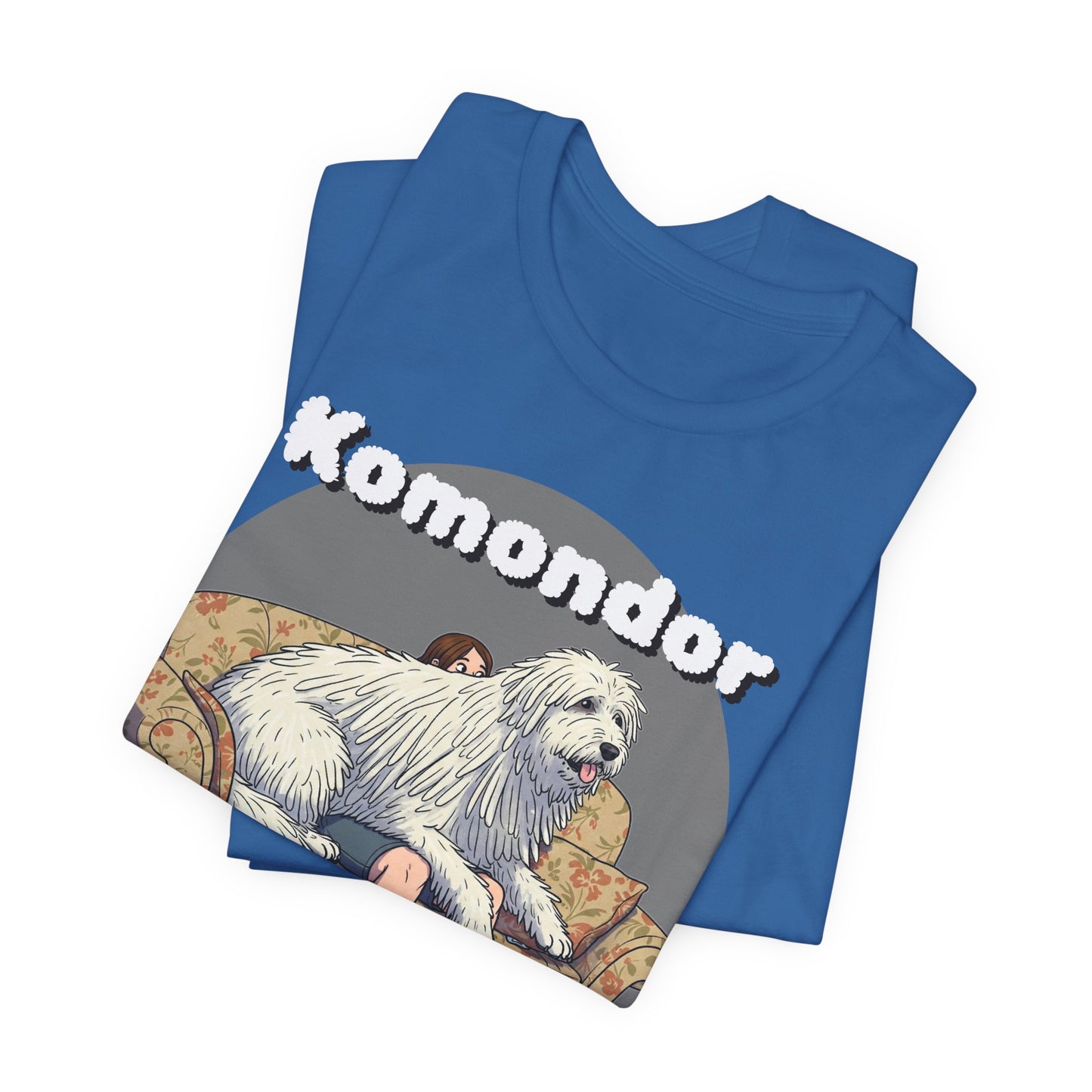 Komondor Lap Dog Unisex Tee - Funny Dog Lover's Short Sleeve Shirt - Schmartypants