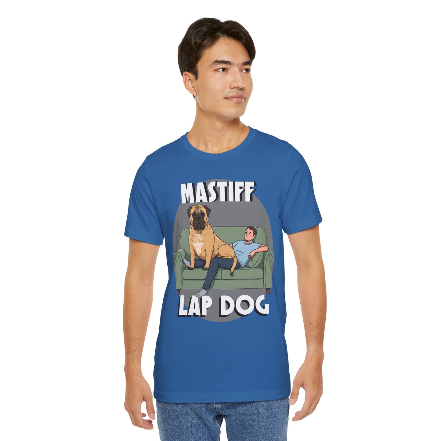 Mastiff Lap Dog Tee | Funny Dog Lover Shirt, Pet Owner Gift, Casual Wear, Birthday Present, Animal Lover Apparel - Schmartypants