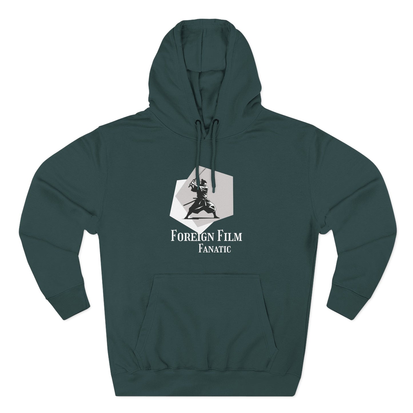 Foreign Film Fanatic Hoodie | Double Sided Graphics, Cozy Movie Lover's Sweatshirt | Perfect Gift for Cinema Buffs