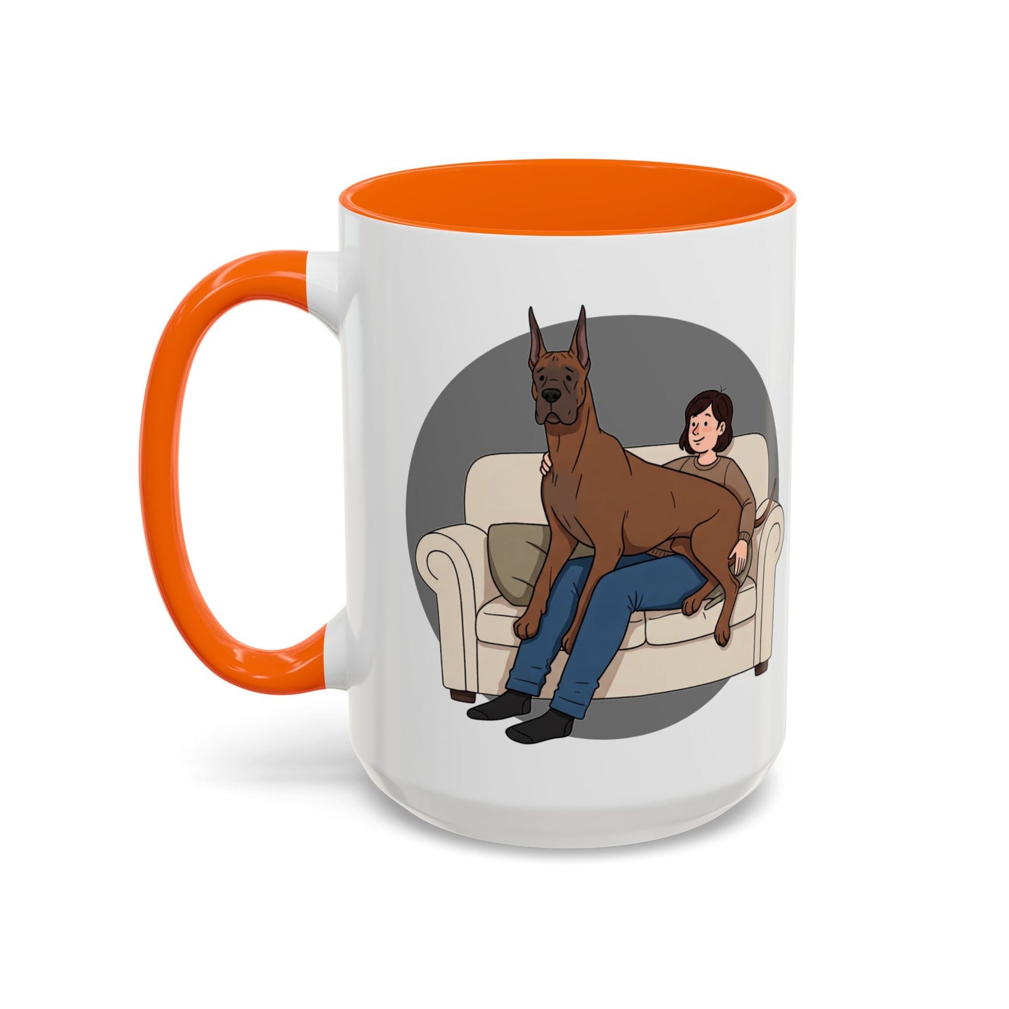Great Dane Lap Dog Coffee Mug - Funny Pet Lover Gift - Schmartypants