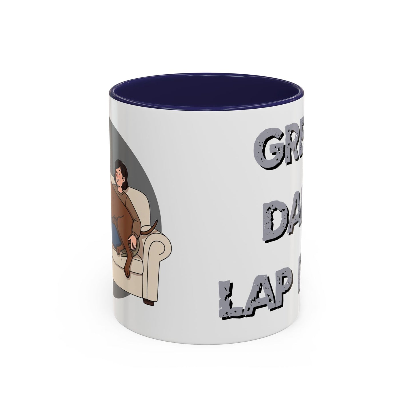 Great Dane Lap Dog Coffee Mug - Funny Pet Lover Gift - Schmartypants