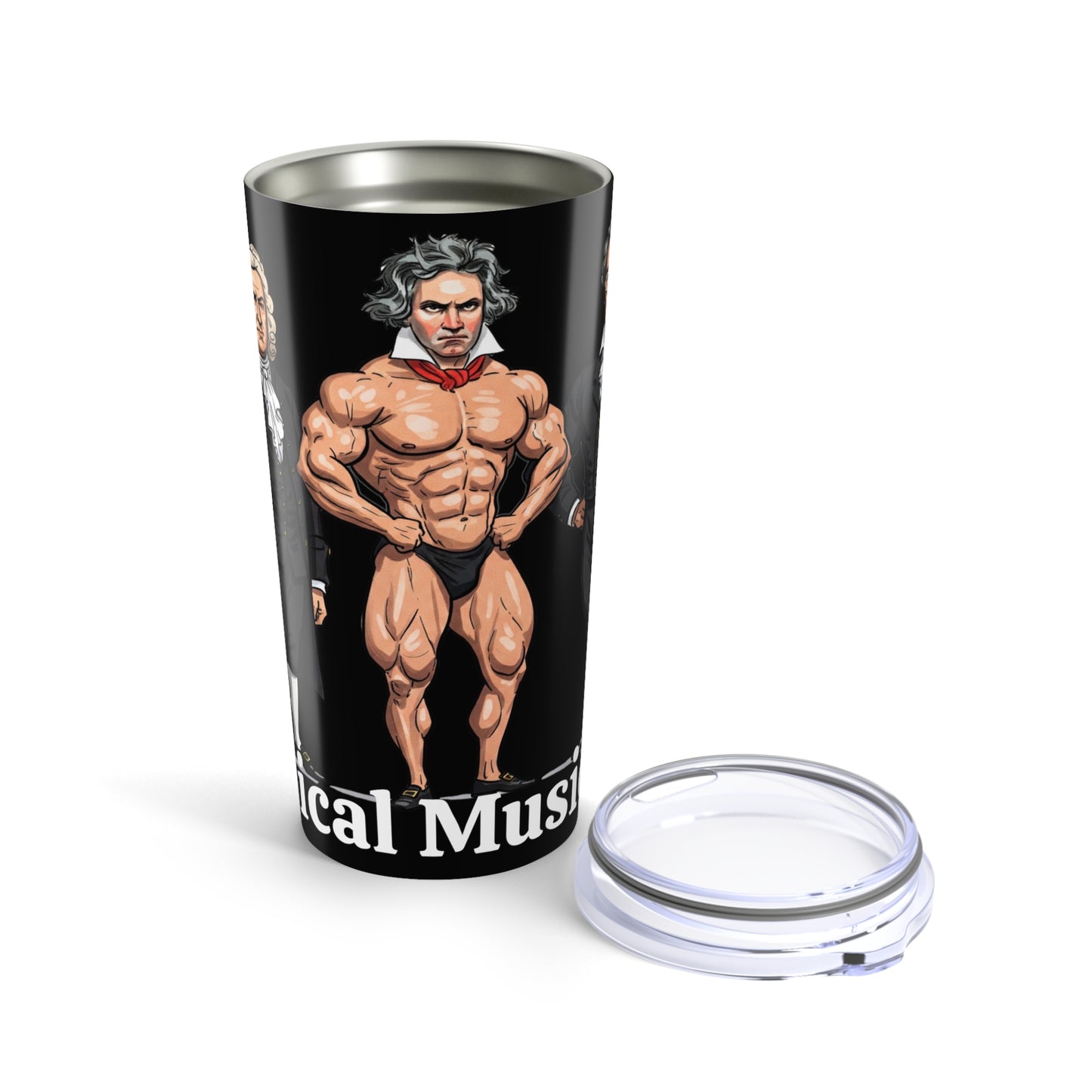 20oz 'Classical Musical Buff' Tumbler | Funny, Unique Gift for Beethoven Lovers, Composers - Schmartypants