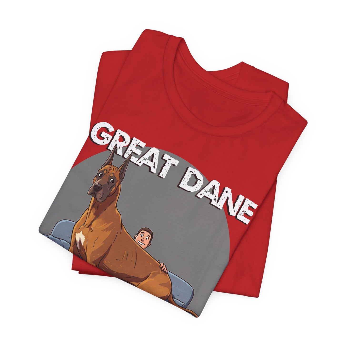 Great Dane Lap Dog Unisex Tee - Hilarious Dog Lover Graphic T-Shirt - Schmartypants