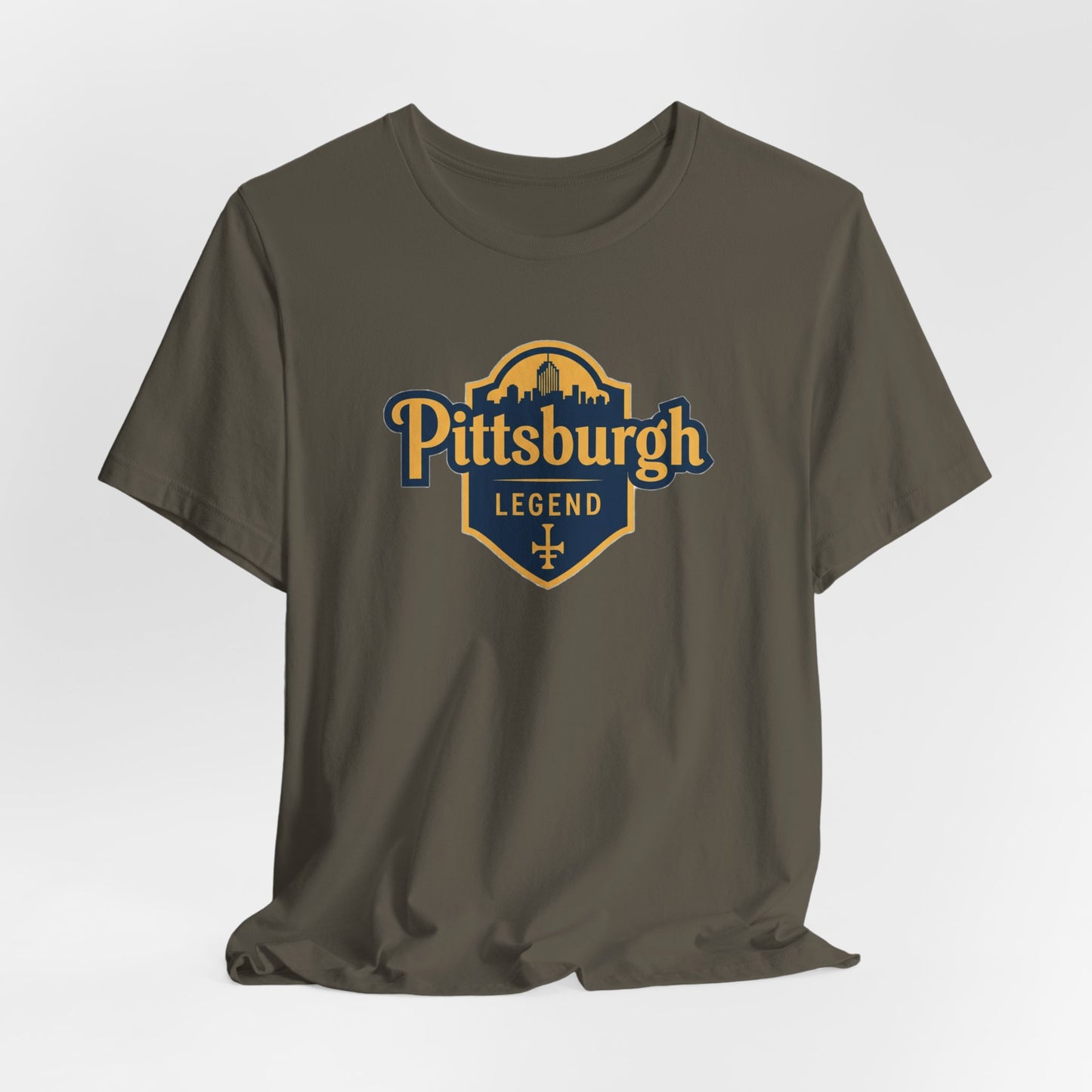Pittsburgh Legend Tee - Unisex Jersey Short Sleeve T-Shirt, Perfect for Sports Fans, Gifts, Casual Wear, Team Spirit, Pittsburgh Souvenir Tee