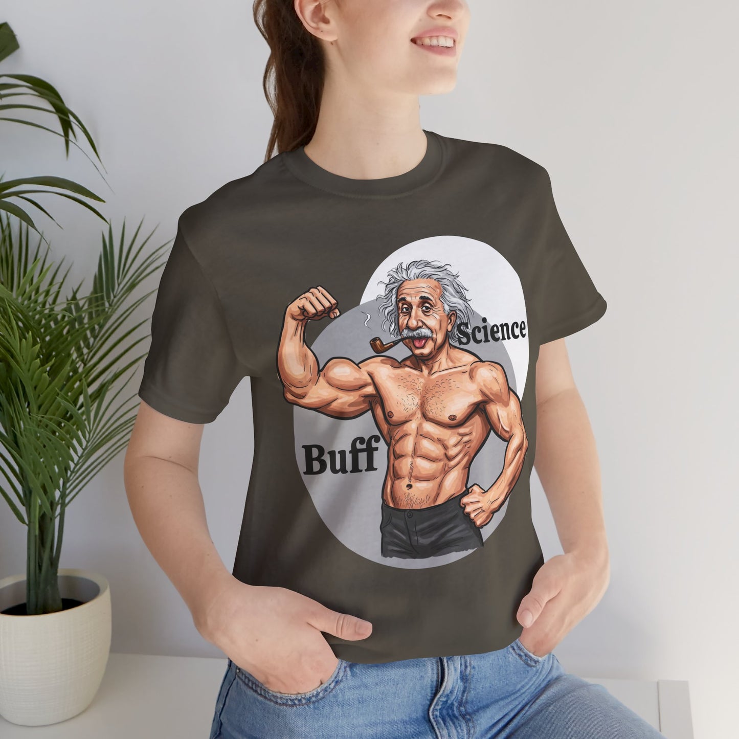 Science Buff Unisex Short Sleeve Tee - Funny Science Themed T-Shirt - Einstein Gift - Physics Lovers - Schmartypants