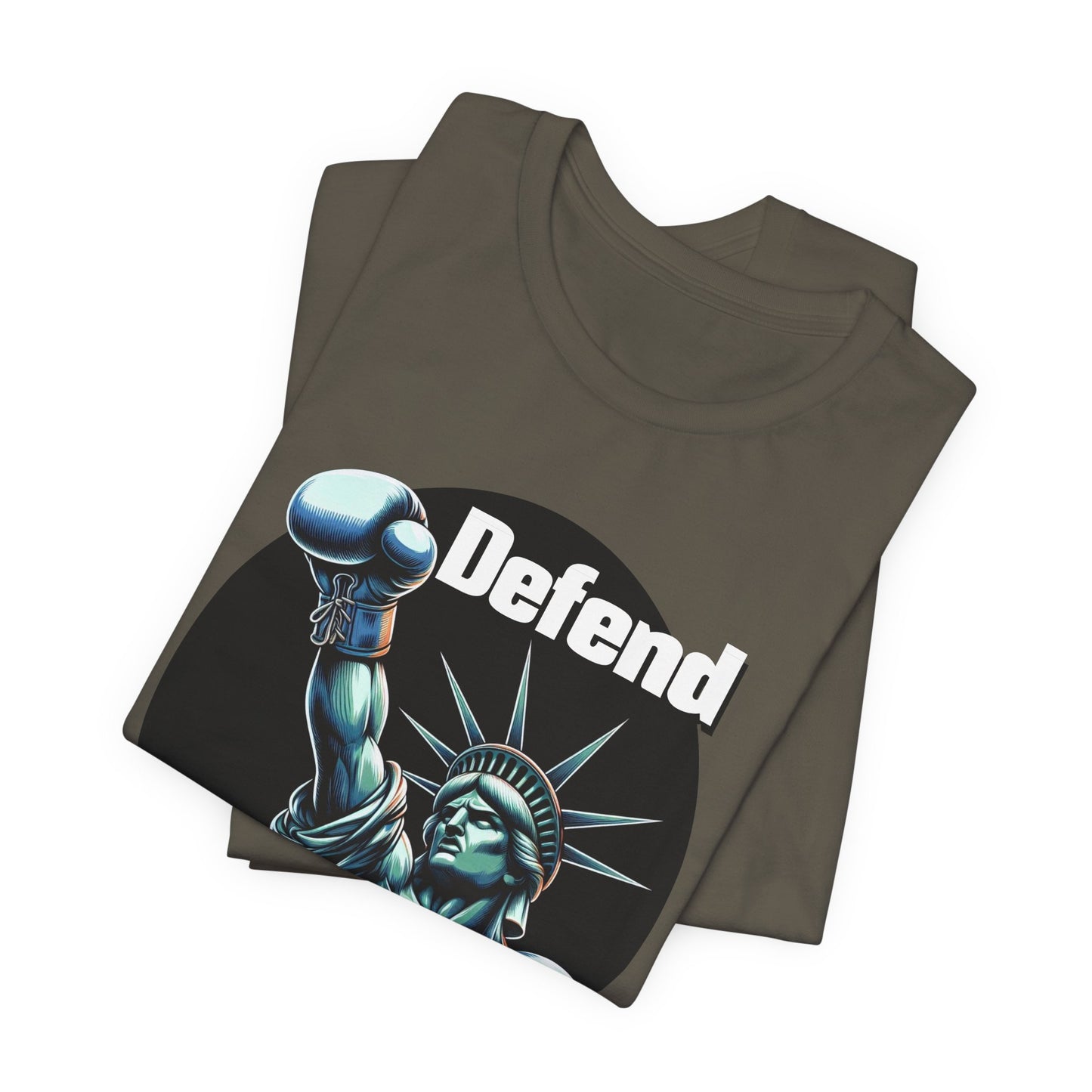 Defend Democracy Tee - Unisex Jersey Short Sleeve Shirt - Protest Wear - Activist Tee