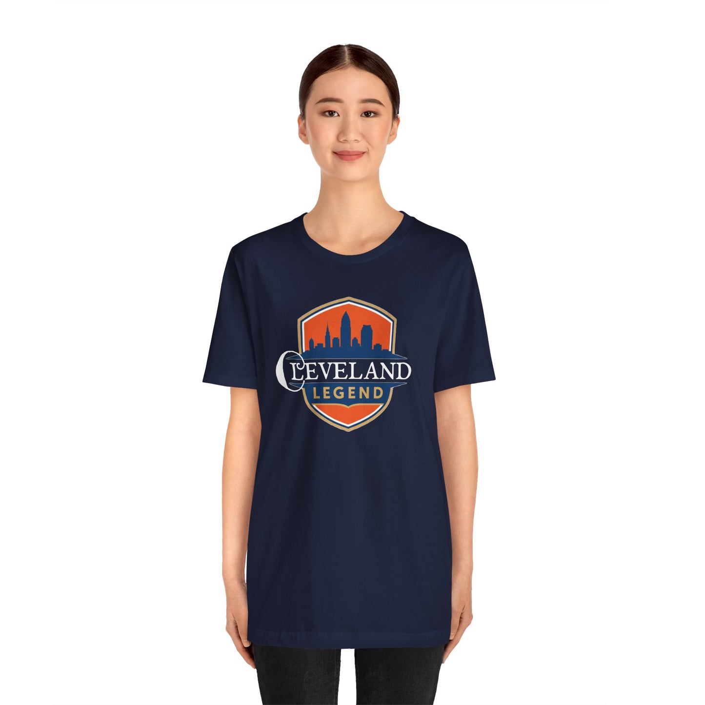 Cleveland Legend Unisex Tee - Casual Graphic Shirt, Gift for Sports Fans, Summer Essential, Unique Ohio Pride Tee, Cleveland Souvenir Tee