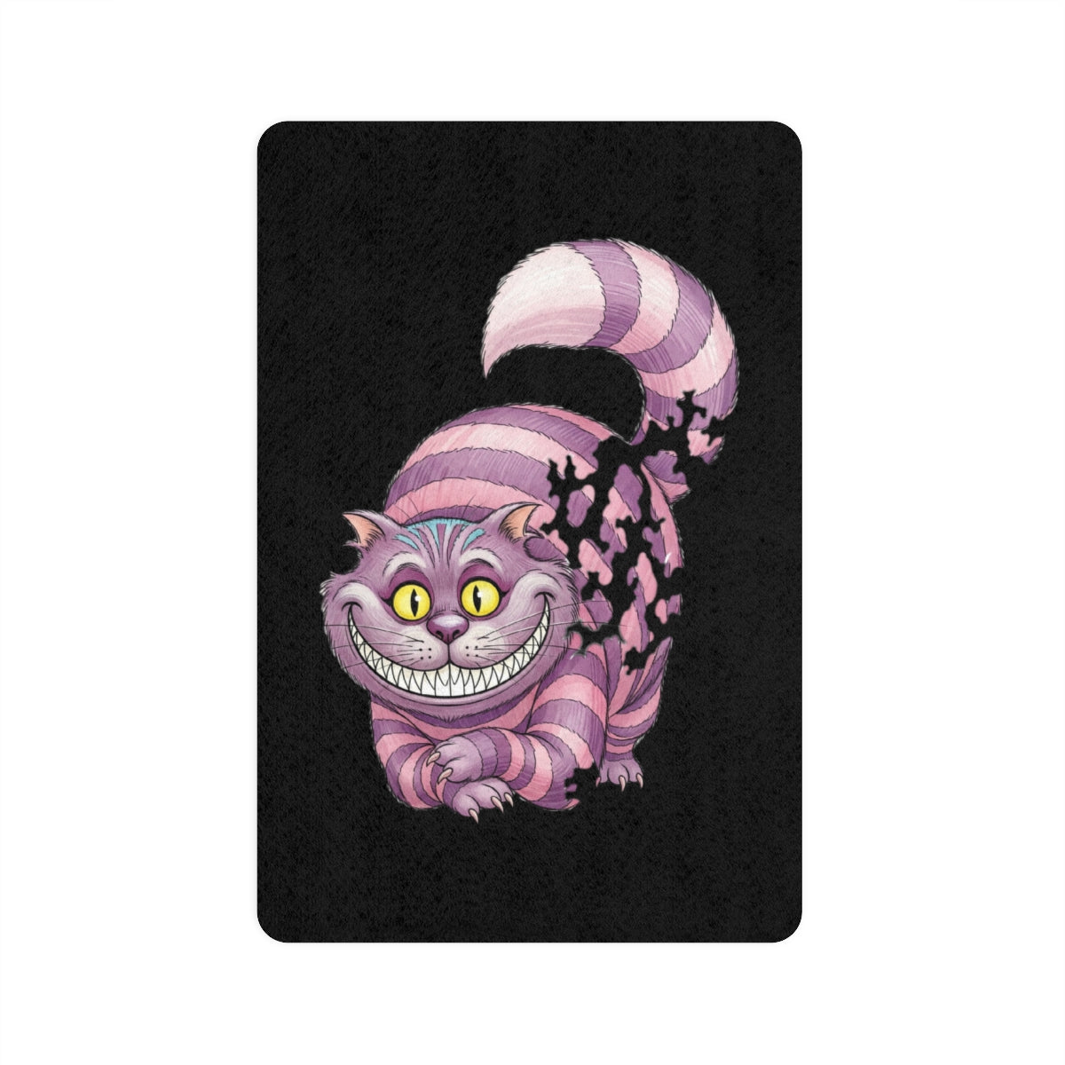 Disappearing Cheshire Cat Pet Food Mat, Fun Cat Lover Gift, Cat Feeding Mat, Unique Kitchen Decor, Alice in Wonderland Pet Dish Mat