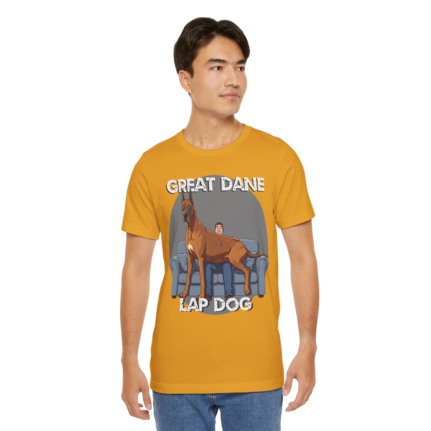 Great Dane Lap Dog Unisex Tee - Hilarious Dog Lover Graphic T-Shirt - Schmartypants