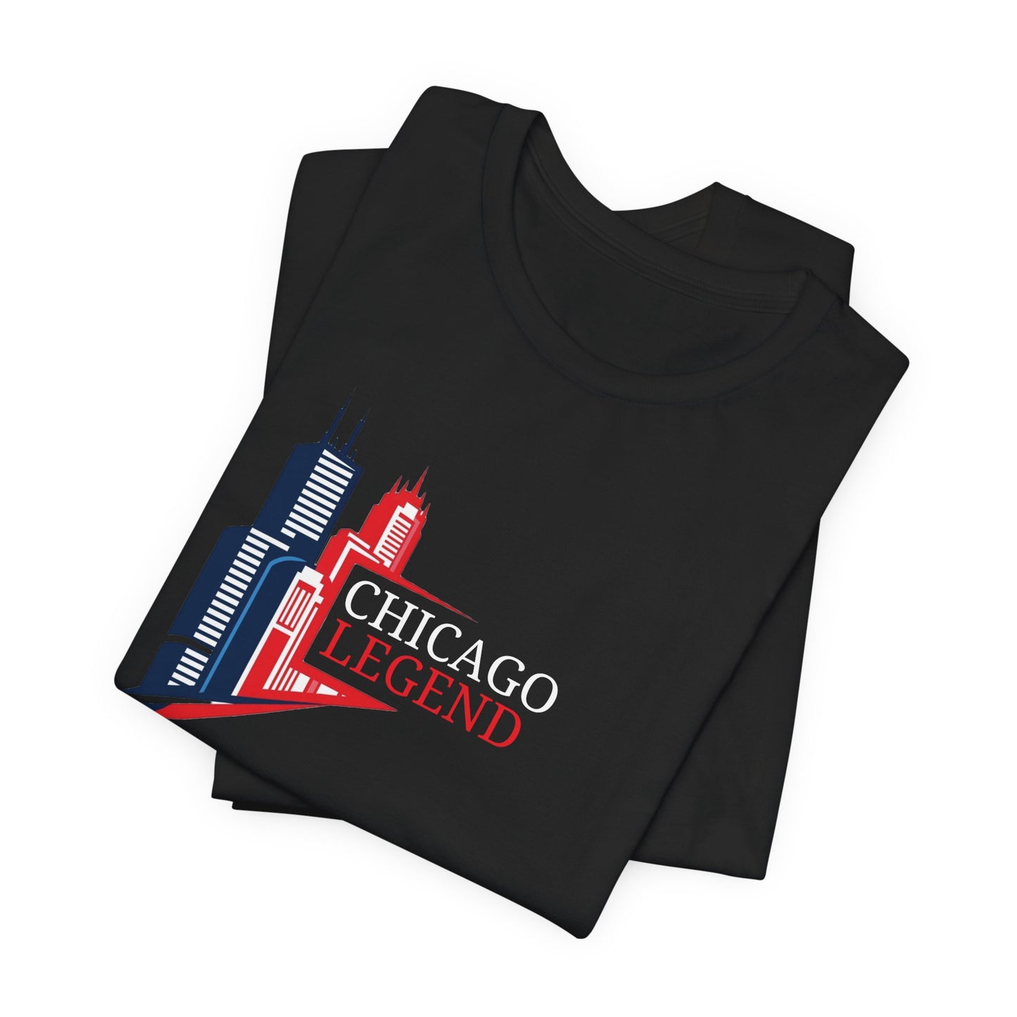 Classic Chicago Legend Graphic Unisex T-Shirt, Chicago Gift, City Pride Apparel, Urban Style Shirt, Travel Souvenir Tee