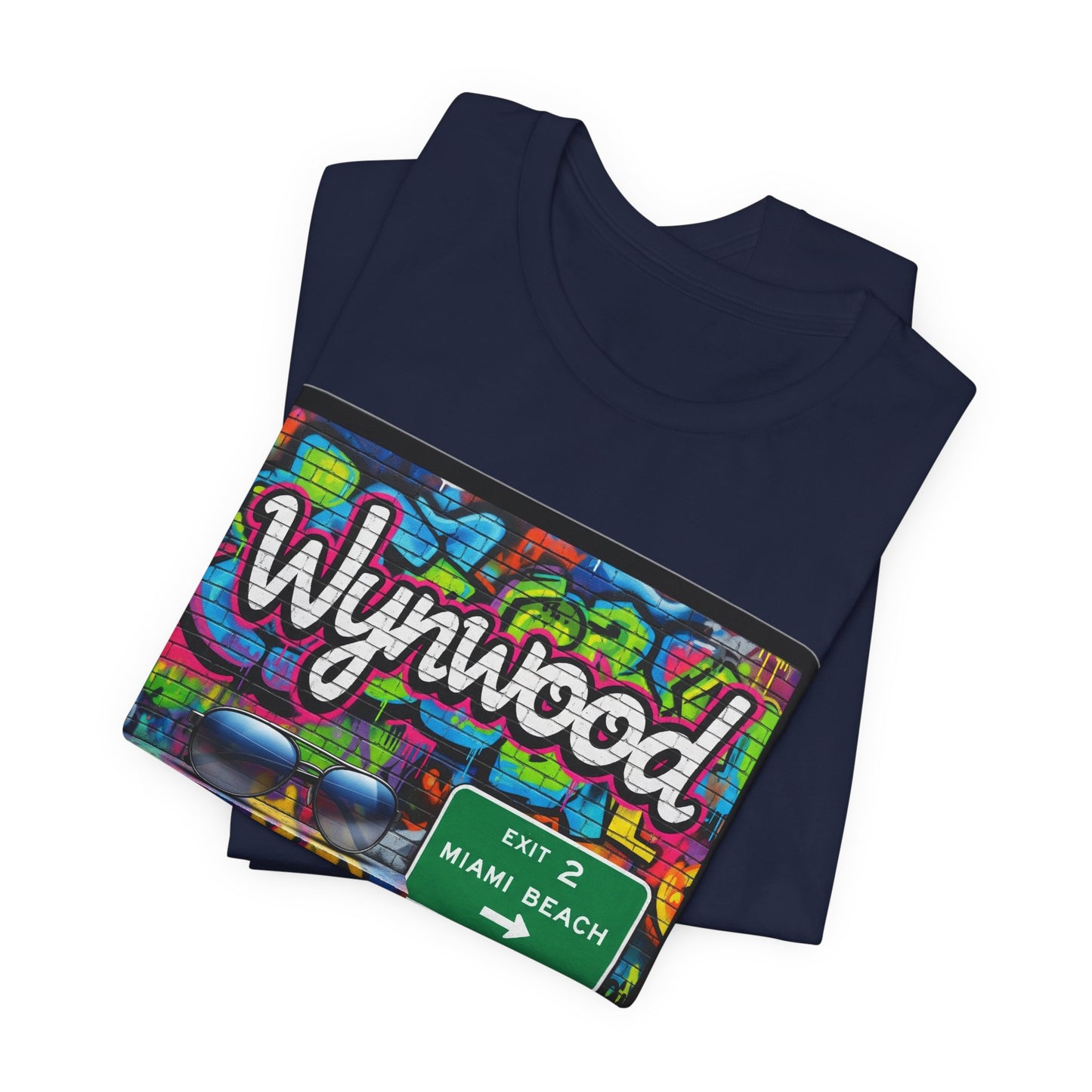 Wynwood Art Scene Tee, Unisex Graphic T-Shirt, Miami Beach Gift, Street Art Apparel, Casual Wear, Travel Inspiration