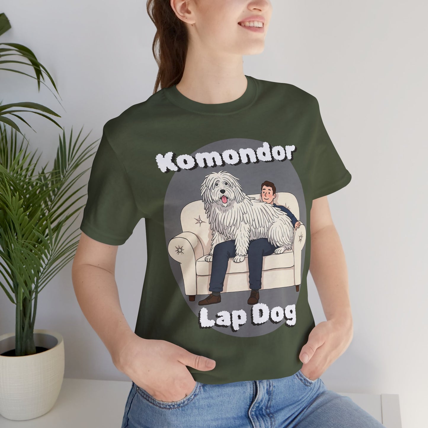 Hilarious Komondor Lap Dog Unisex Tee - Fun Pet Lover Shirt - Schmartypants