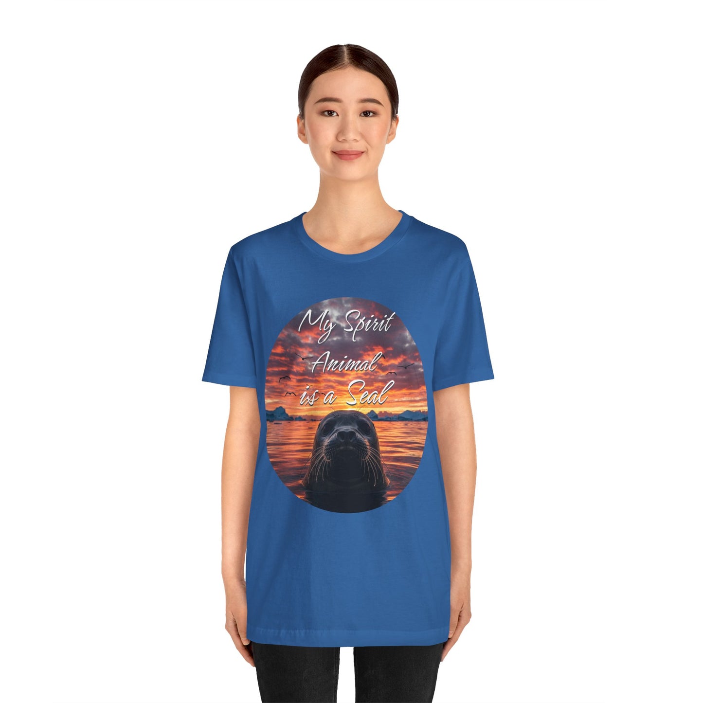 Seal Spirit Animal Ocean Wildlife Unisex Tee, My Spirit Animal is a Seal Shirt, Seal Lover Gift, Ocean Adventure Tee, Sea Animal Tee, Seal