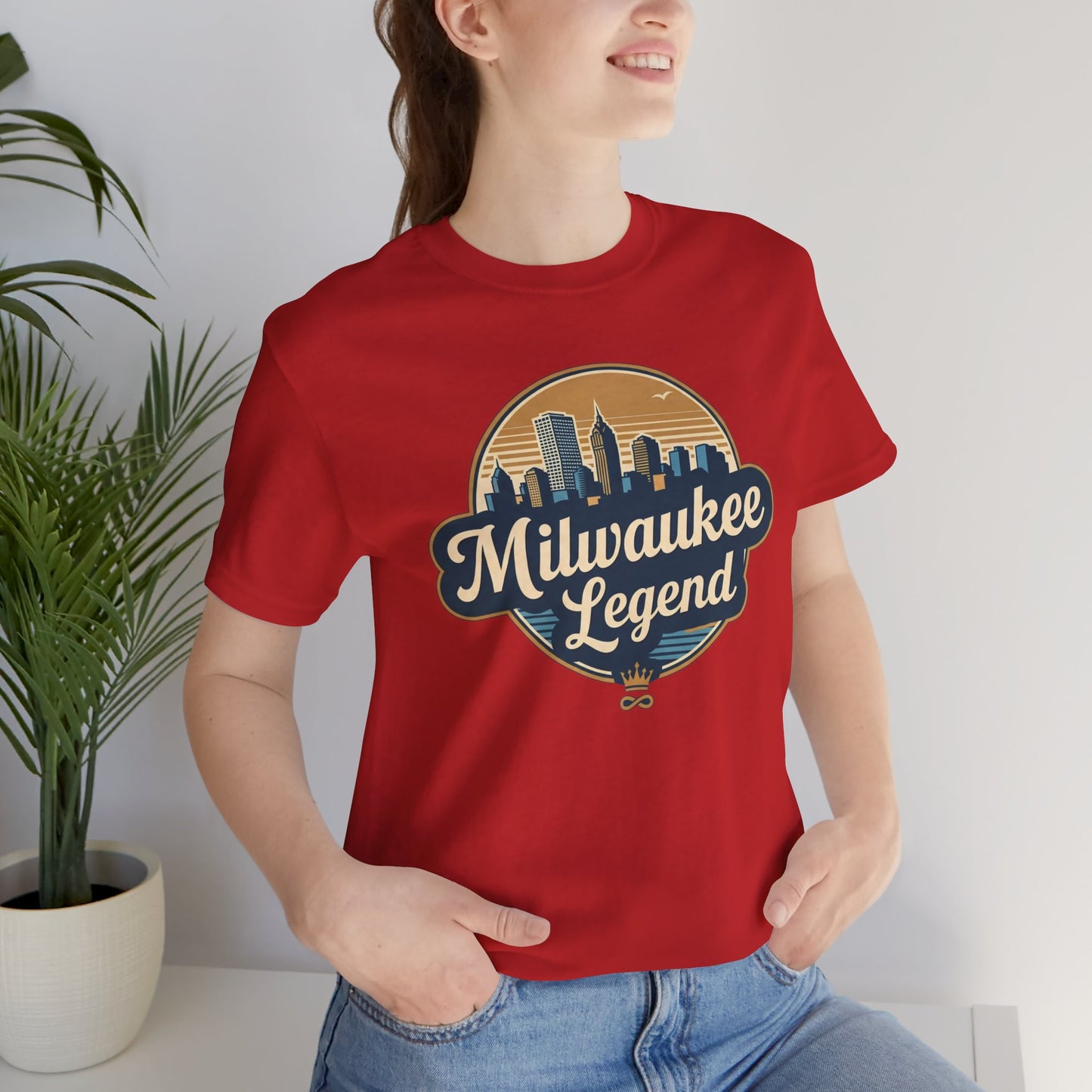 Milwaukee Legend T-Shirt | Vintage City Graphic Tee for Locals, Unisex Gift for Events, Festivals, and Everyday Wear