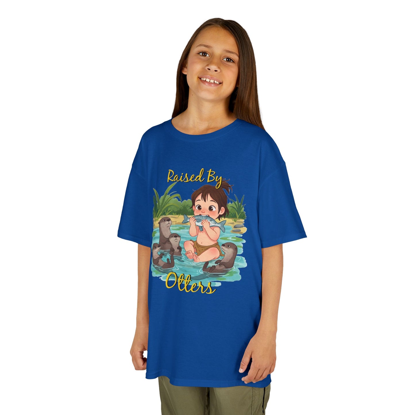 Cute Otter Kid's Tee, Fun Summer Shirt, Animal Lover Gift, Birthday Party Clothes, Playdate Outfit, Nature Kids Apparel