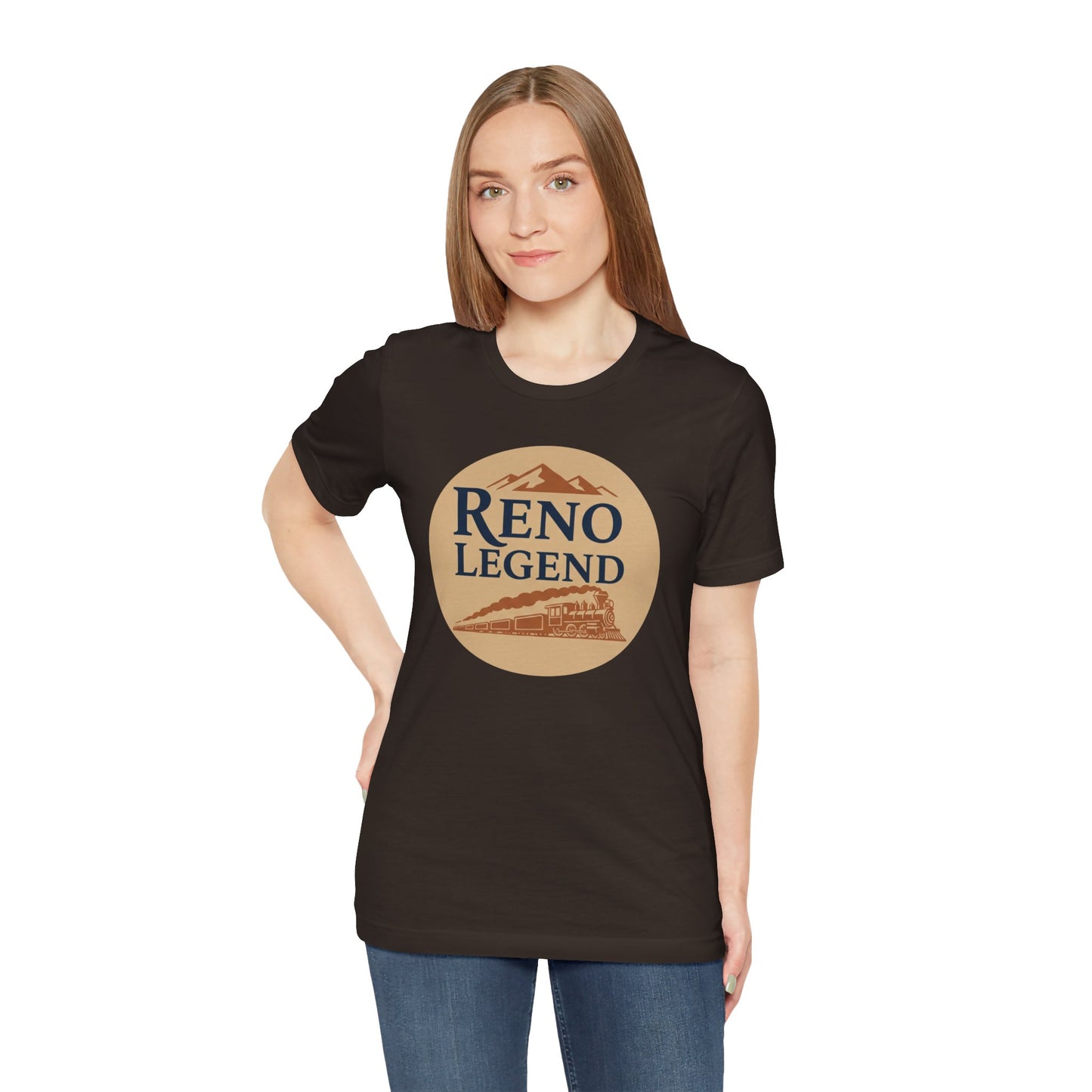 Reno Legend Unisex Tee, Graphic Tee, Casual Wear, Gift for Him, Outdoor Adventure Shirt, Vintage Style T-Shirt