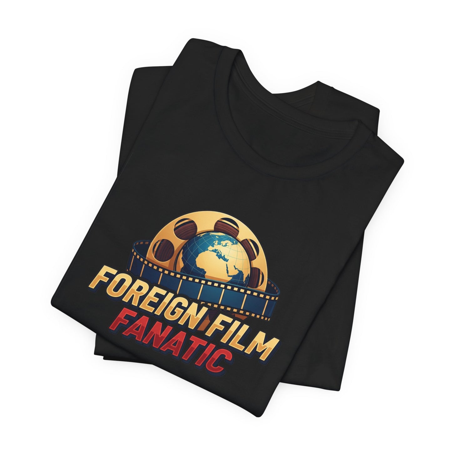 Foreign Film Fanatic Tee, Movie Lover T-Shirt, Cinema Enthusiast Apparel, Film Buff Gift, Unisex Short Sleeve Top, Casual Graphic Tee