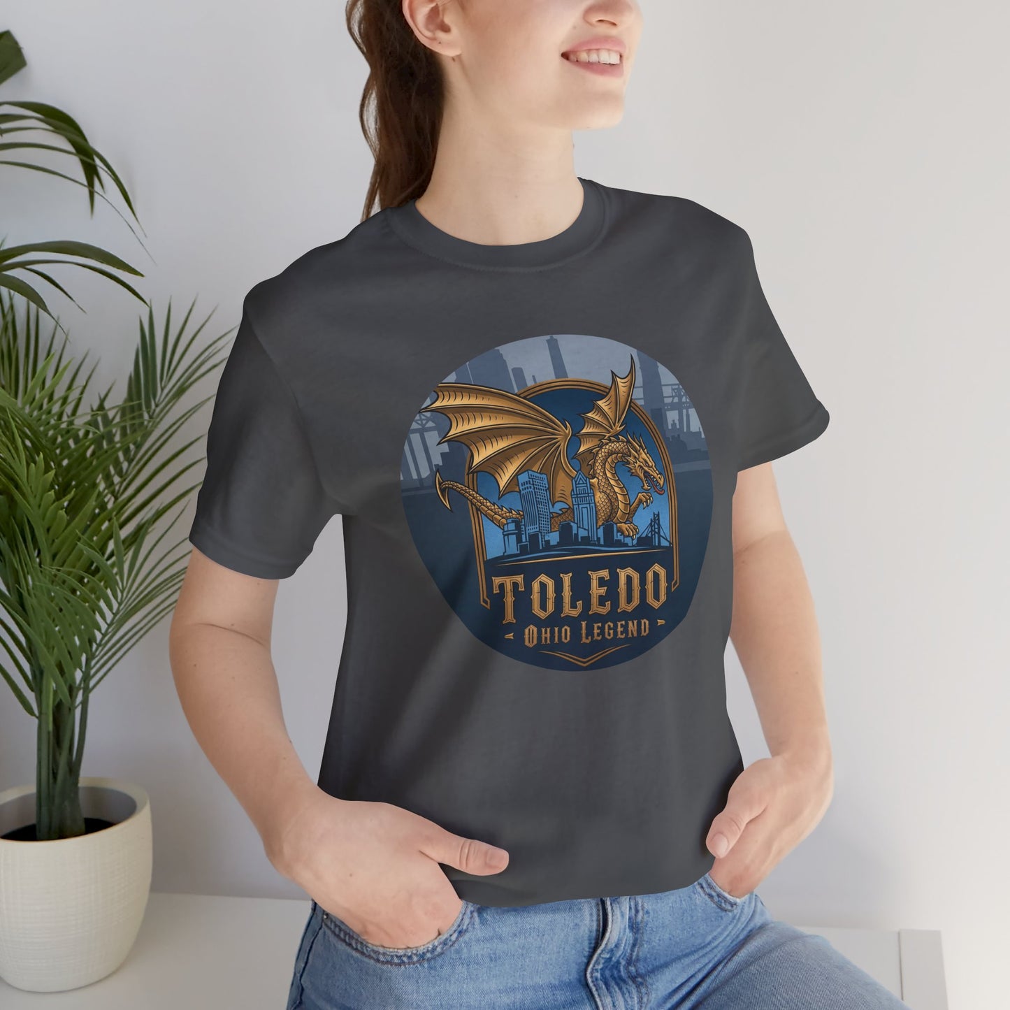 Toledo Dragon Legend T-Shirt | Unisex Jersey Tee | Perfect Gift for Fans, Festivals, and Celebrations, Casual Wear, Graphic Tee