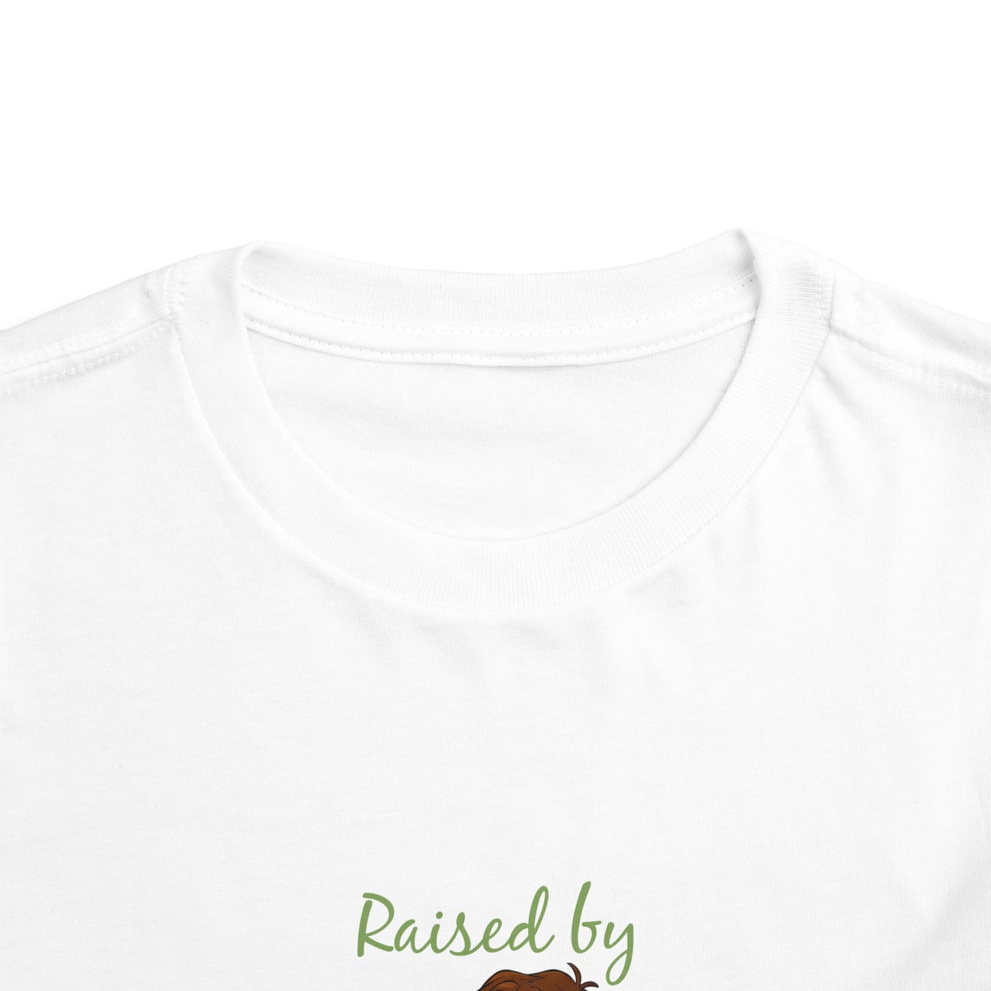 Funny Adorable 'Raised by Meerkats' Toddler Short Sleeve Tee - Cute Animal Tee for Kids Who Love Meerkats - Schmartypants