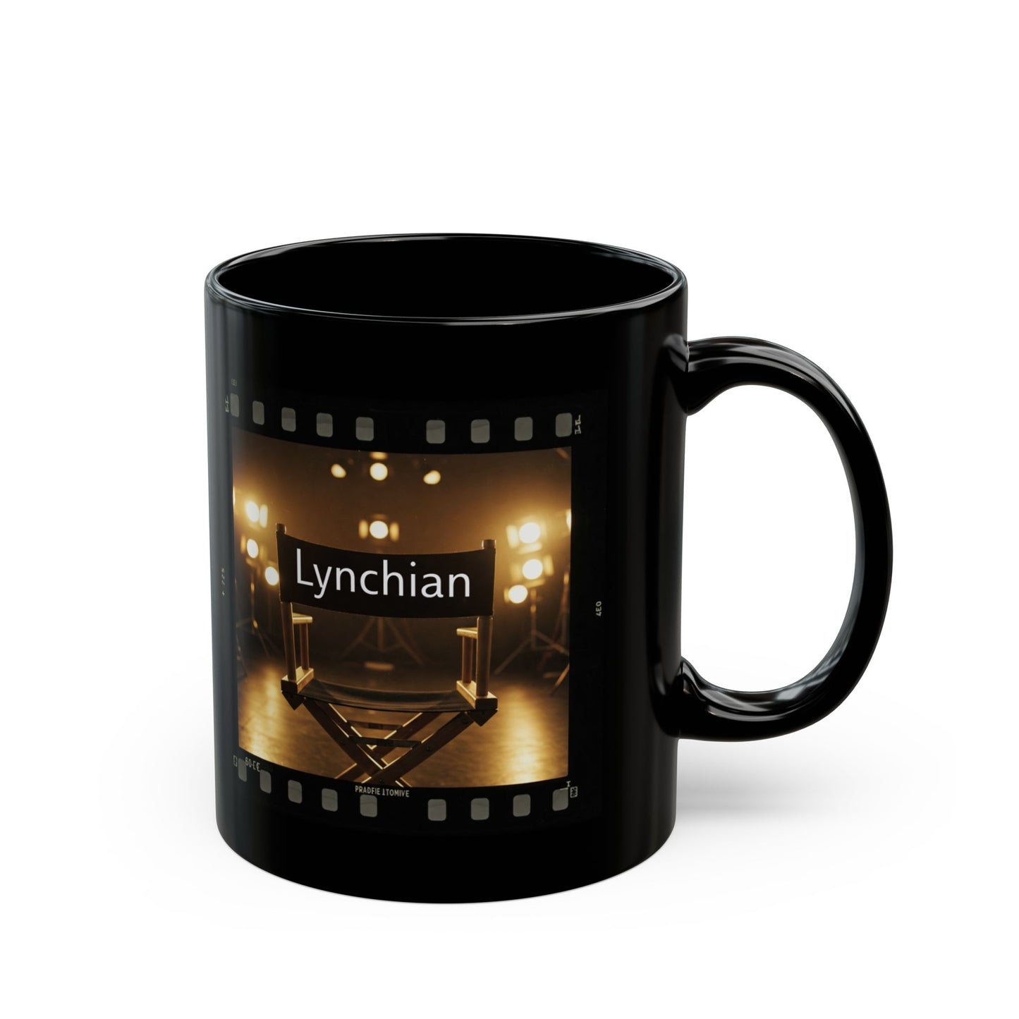 'Lynchian' Cinema Black Mug - 11oz & 15oz | Perfect Gift for Movie Lovers and Film Students, David Lynch Fans - Schmartypants