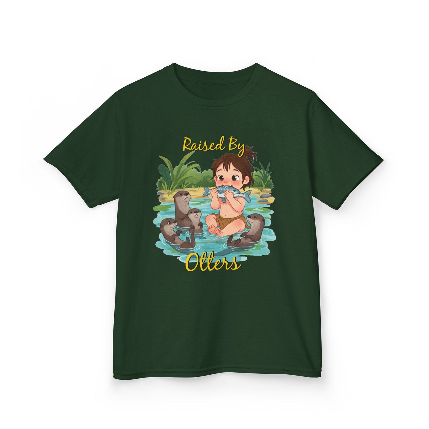 Cute Otter Kid's Tee, Fun Summer Shirt, Animal Lover Gift, Birthday Party Clothes, Playdate Outfit, Nature Kids Apparel