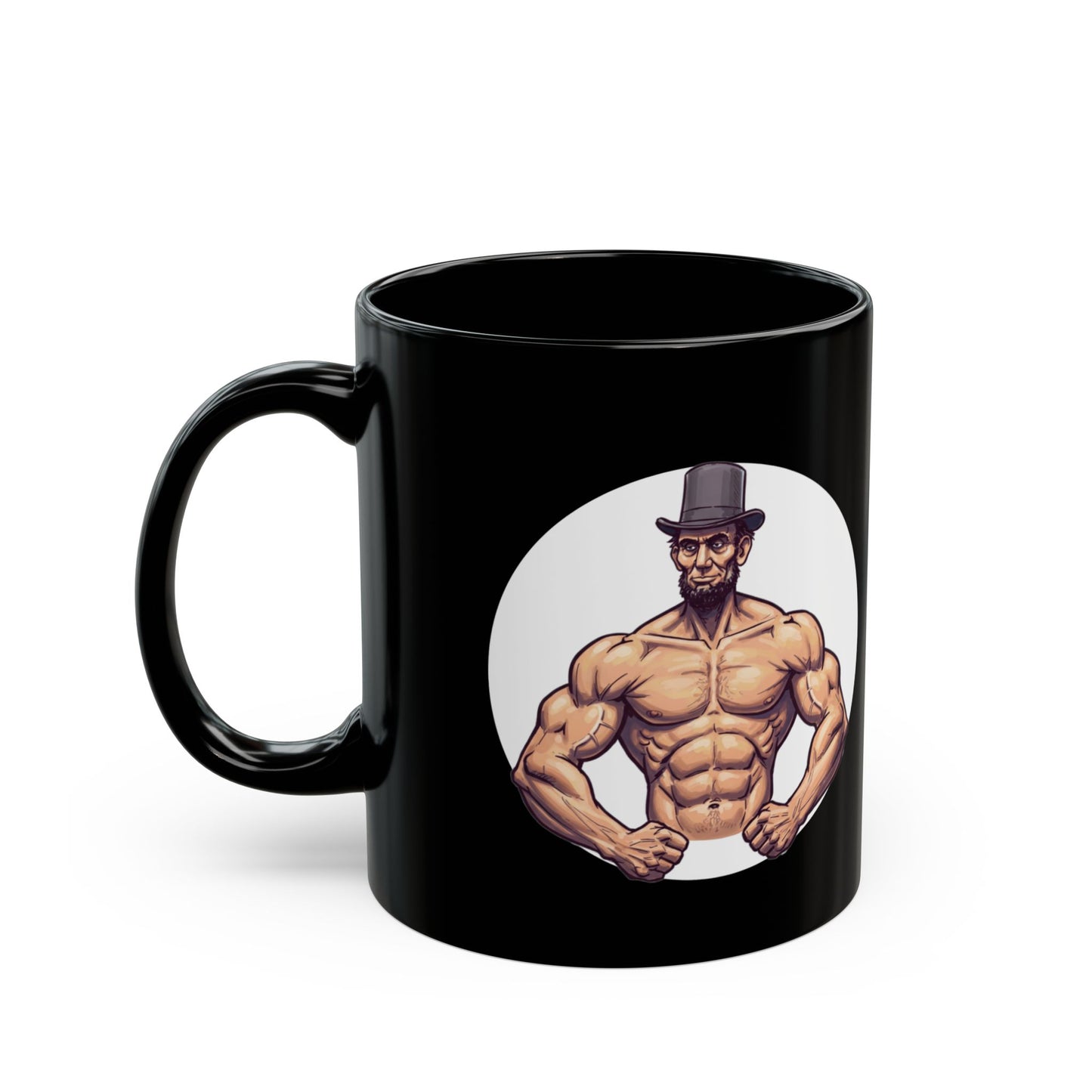 History Buff Black Mug - Perfect Funny Gift for History Enthusiasts, Abraham Lincoln Fans - Schmartypants