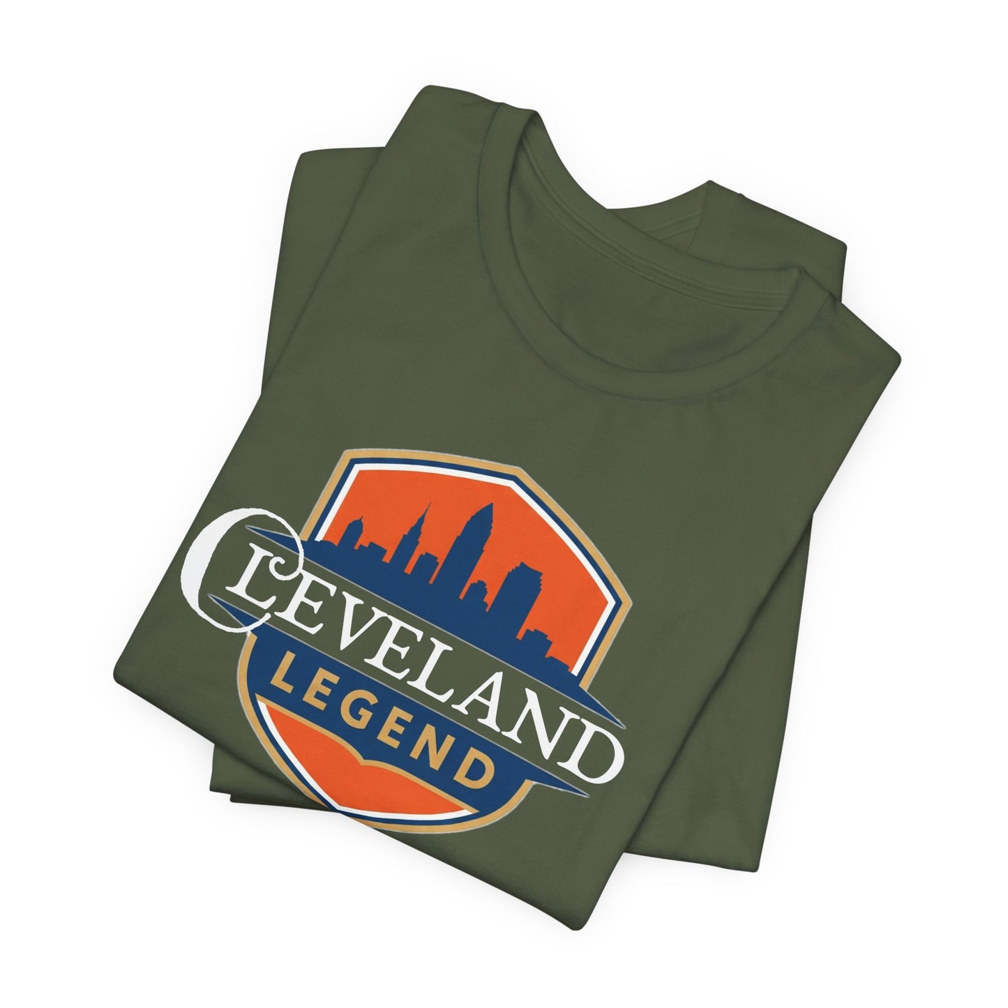 Cleveland Legend Unisex Tee - Casual Graphic Shirt, Gift for Sports Fans, Summer Essential, Unique Ohio Pride Tee, Cleveland Souvenir Tee