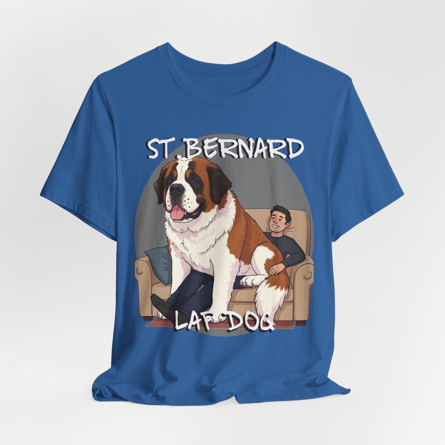 St. Bernard Funny Dog Tee - Unisex Jersey Short Sleeve T-Shirt - Schmartypants