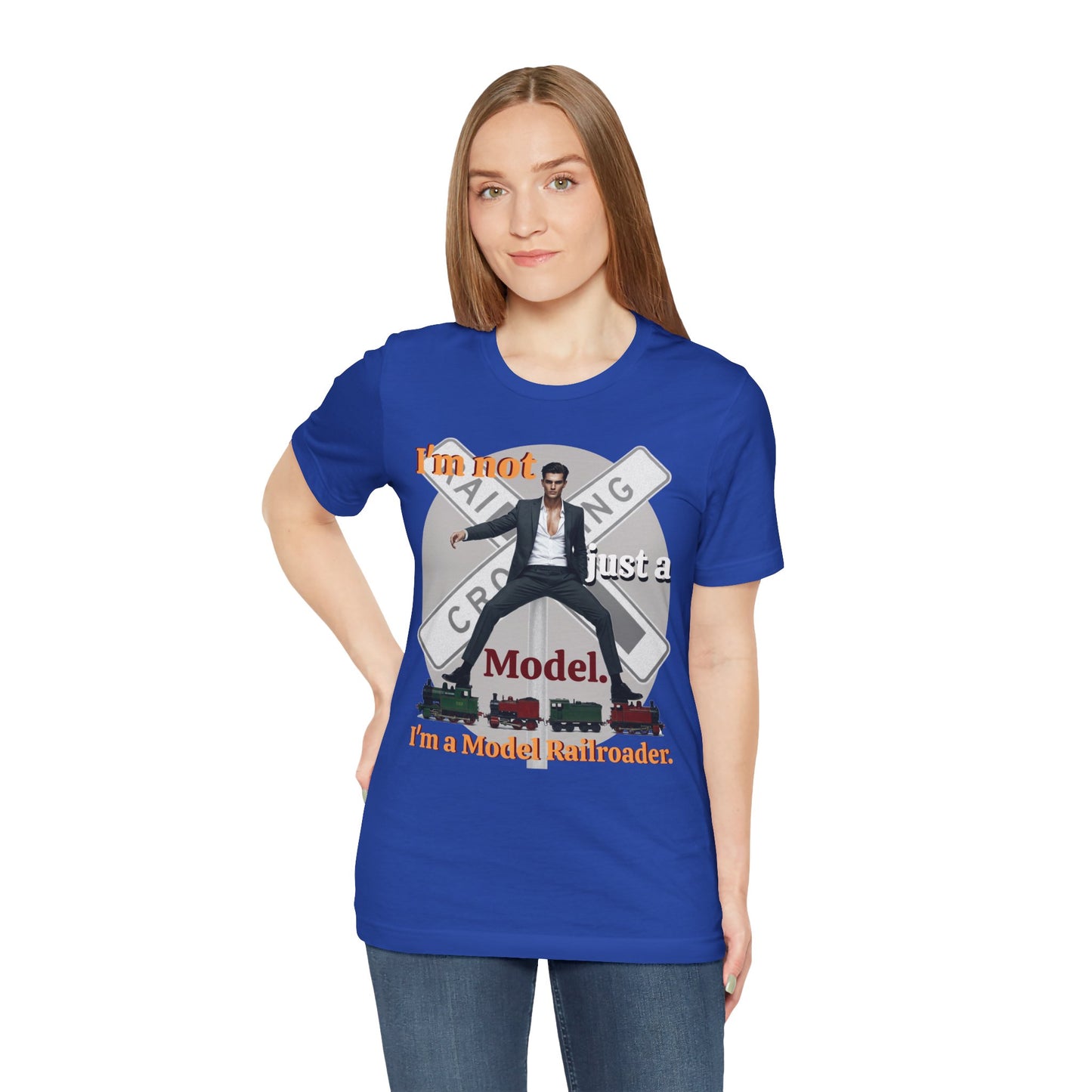 Funny Model Railroader Tee - Perfect Gift for Train Enthusiasts - Schmartypants