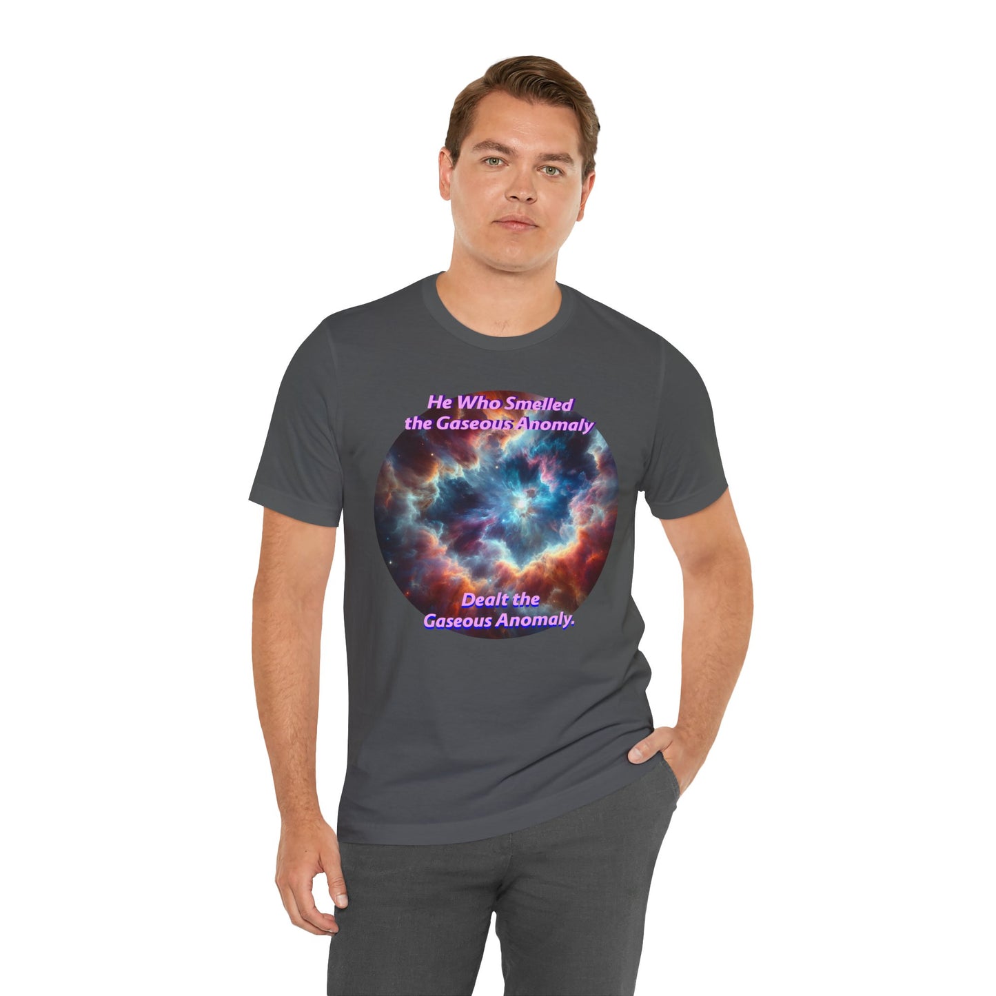 Hilarious Gaseous Anomaly Tee - Unisex Jersey Short Sleeve T-Shirt - Science Fiction Lovers - Star Trek Fans - Schmartypants