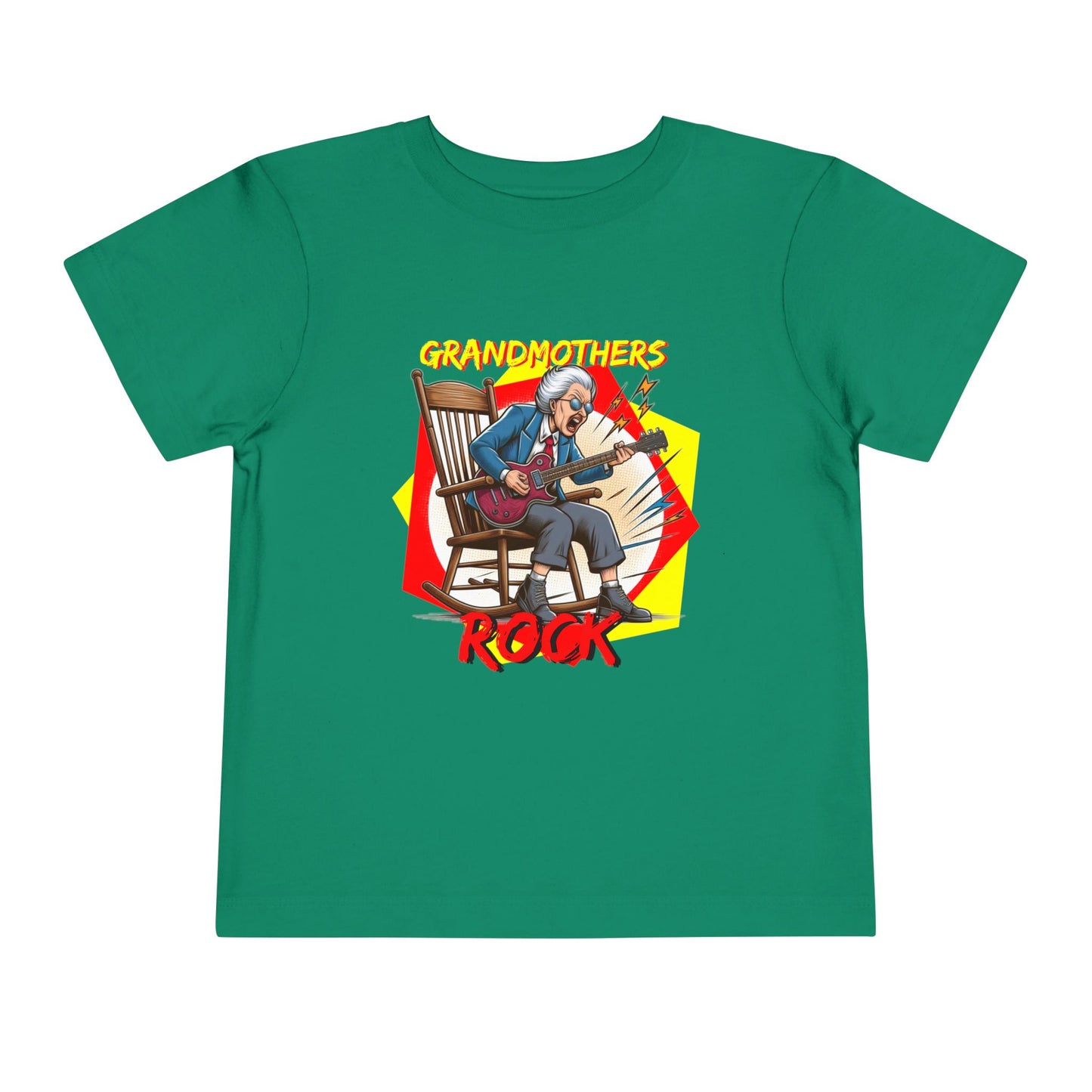 'Grandmothers Rock' Toddler T-Shirt - Funny Tee for Little Fans of the World's Best Grandmas - Schmartypants