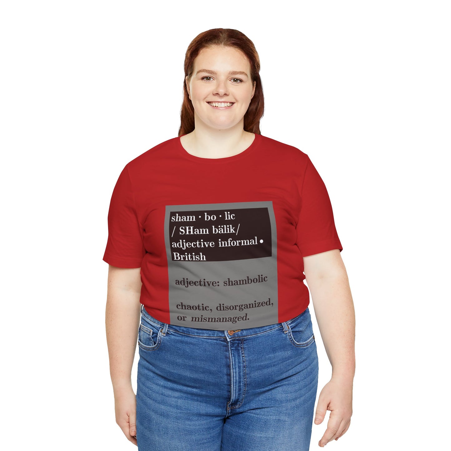 Shambolic Definition Tee, Funny Graphic T-Shirt, Casual Wear, Perfect Gift, Unisex Apparel, Protest Humor, Rachal Maddow Fans - Schmartypants