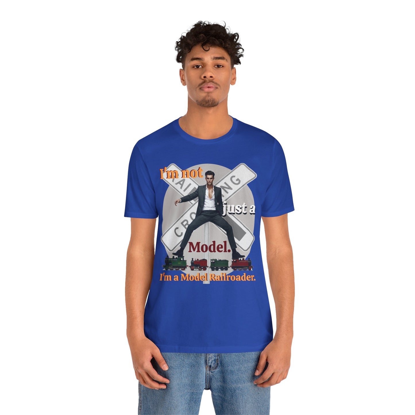 Funny Model Railroader Tee - Perfect Gift for Train Enthusiasts - Schmartypants