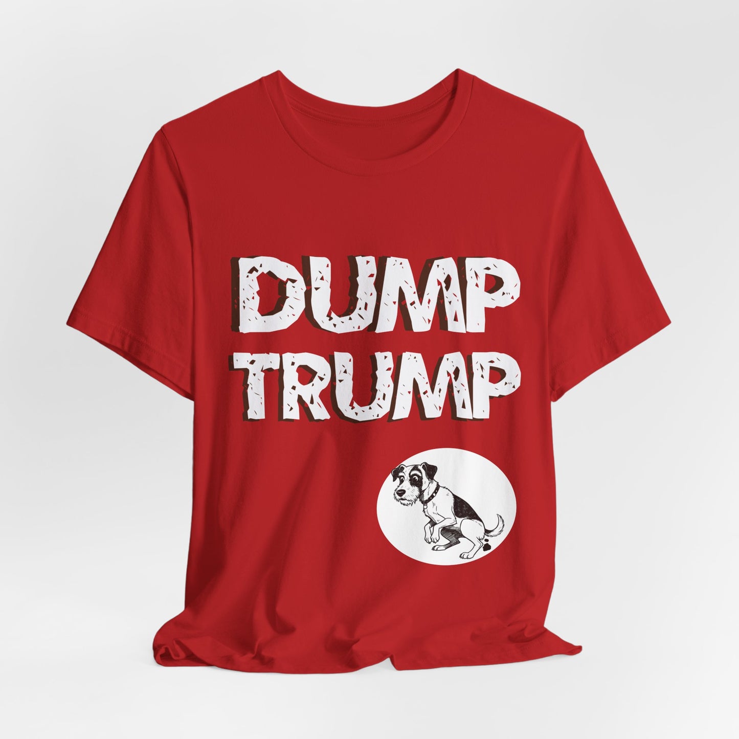 Funny Protest Unisex Jersey Tee - "Dump Trump" Graphic - Activist Wear - Schmartypants