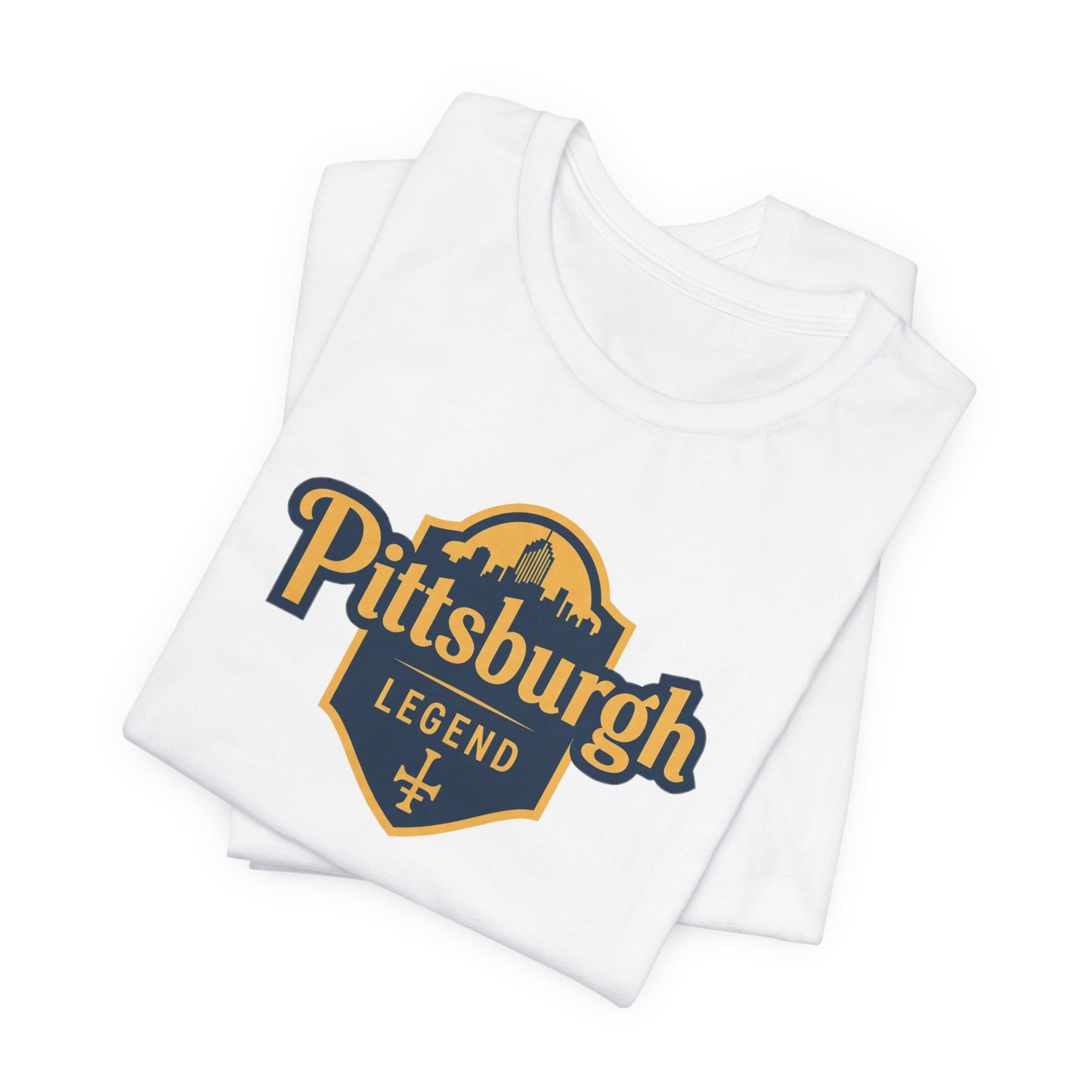 Pittsburgh Legend Tee - Unisex Jersey Short Sleeve T-Shirt, Perfect for Sports Fans, Gifts, Casual Wear, Team Spirit, Pittsburgh Souvenir Tee