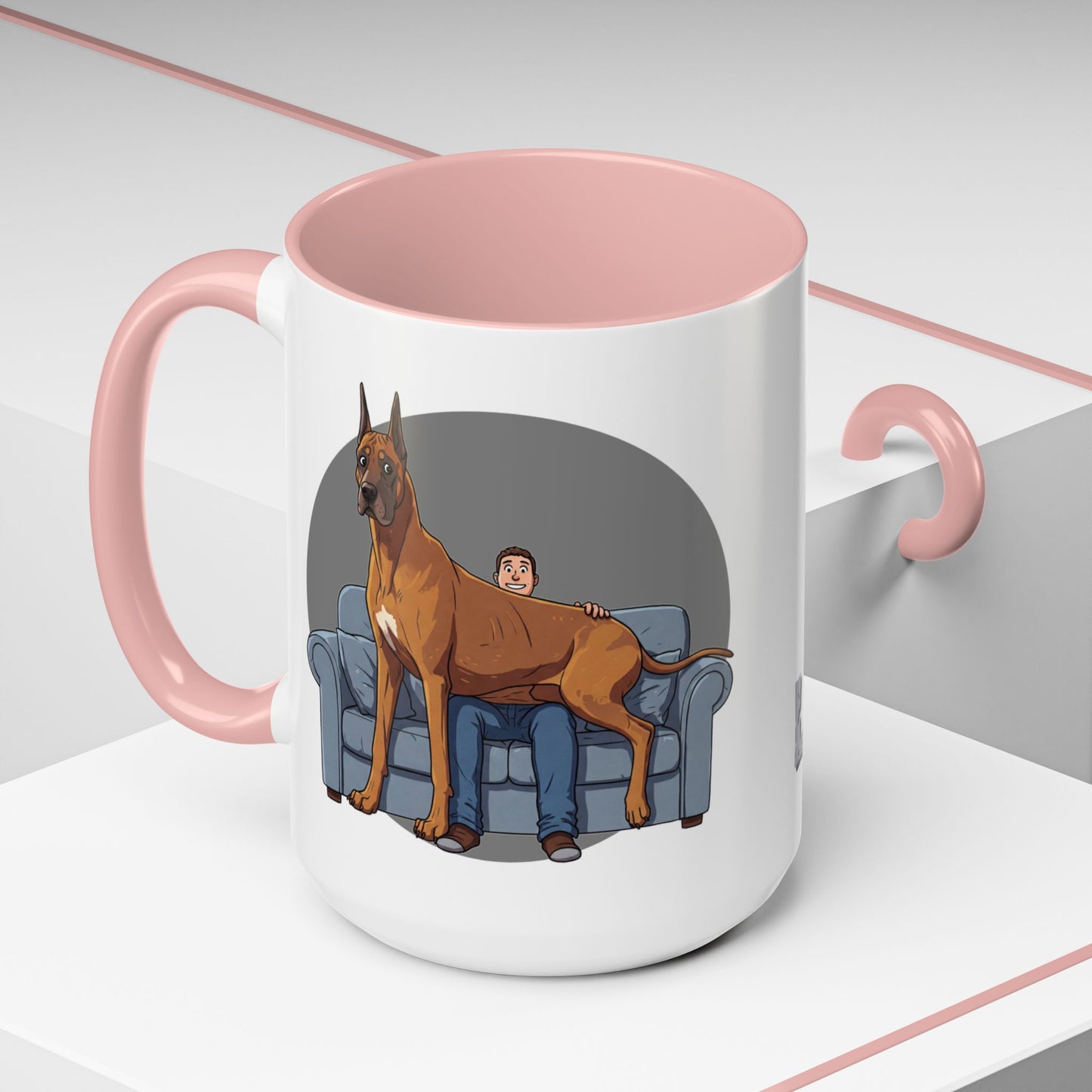 Hilarious Great Dane Lap Dog Coffee Mug - Funny Dog Lover Gift - Schmartypants