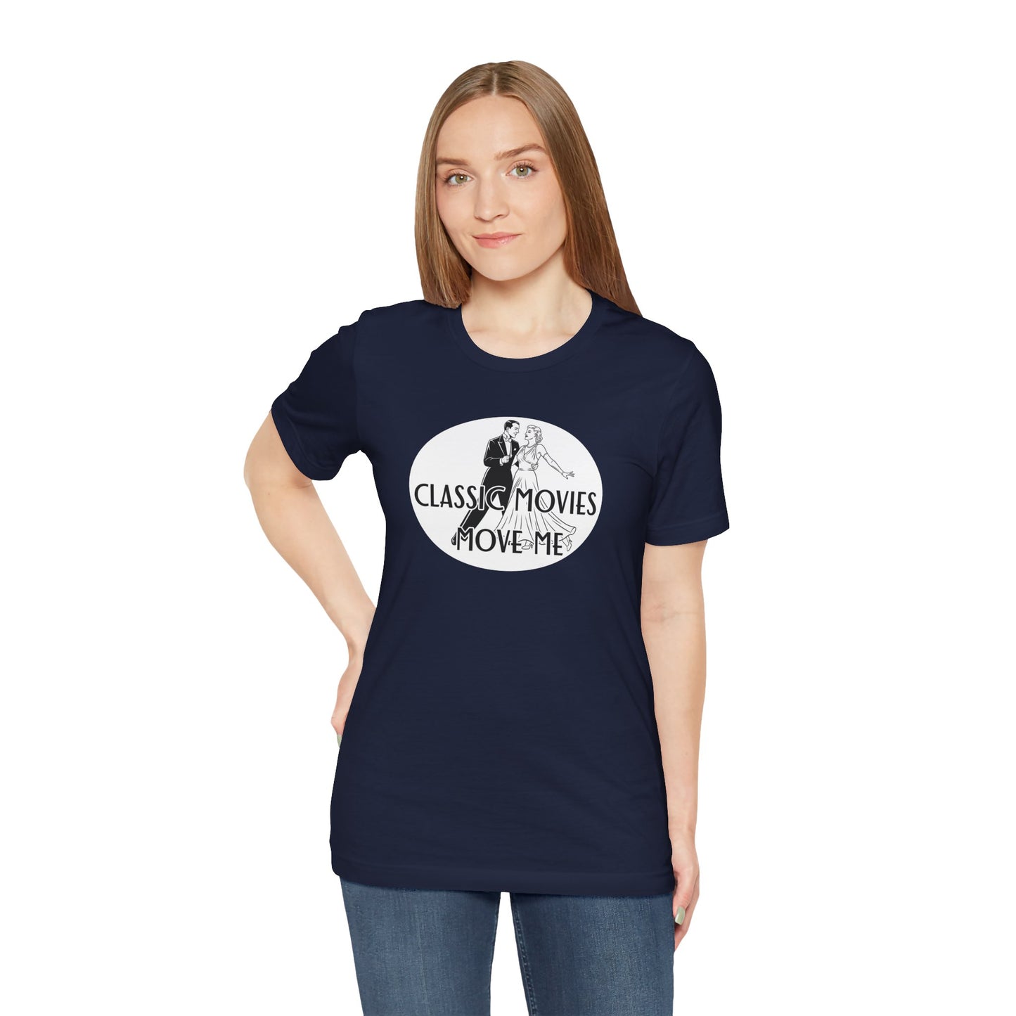 Classic Movies Move Me Unisex Tee - Retro Film Lover's Shirt, Movie Night Apparel, Gift for Film Buffs, Vintage Cinema Fan Tee