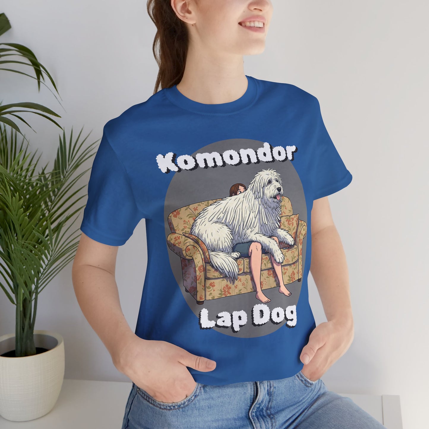 Komondor Lap Dog Unisex Tee - Funny Dog Lover's Short Sleeve Shirt - Schmartypants