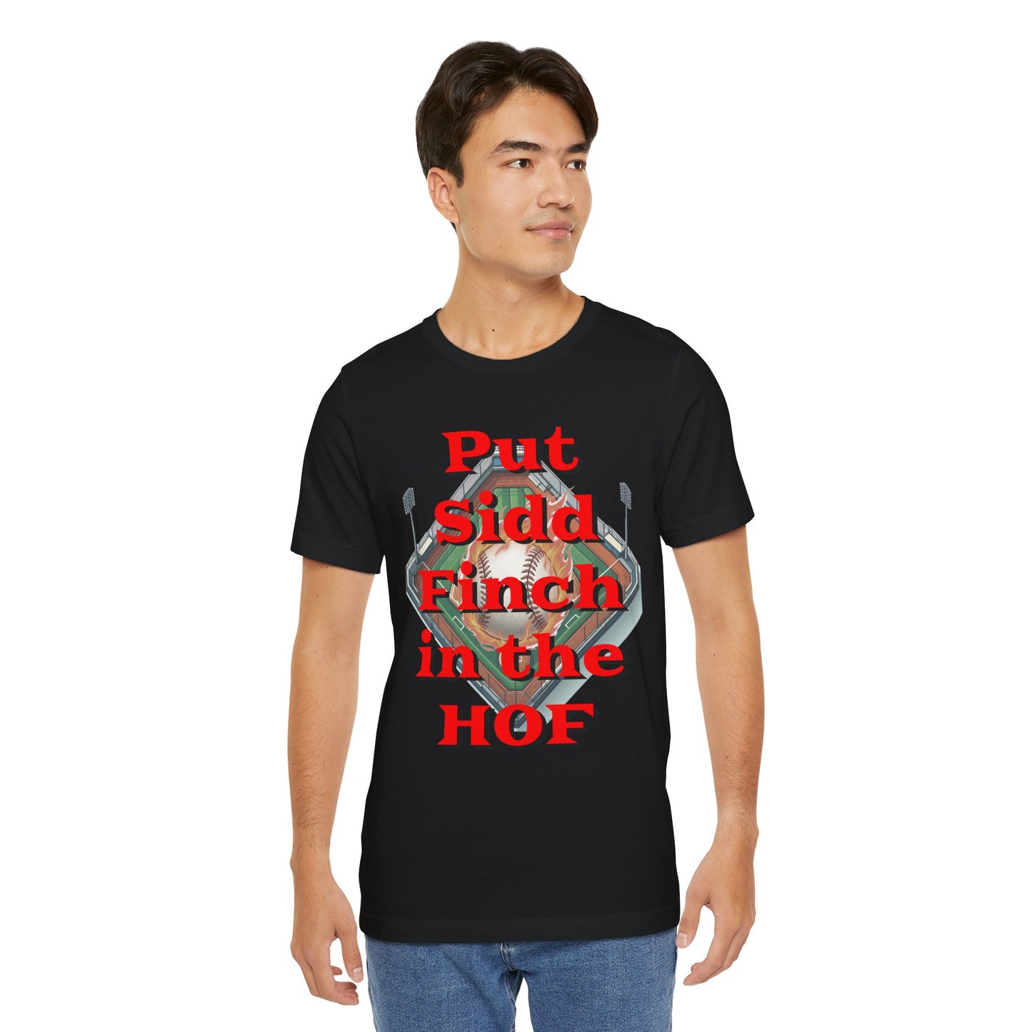 Baseball Fantasy Satirical Shirt, Funny Sports Tee, Mythological Fireballing Pitcher Gift, Sidd Finch April Fool's Joke, Unisex Jersey