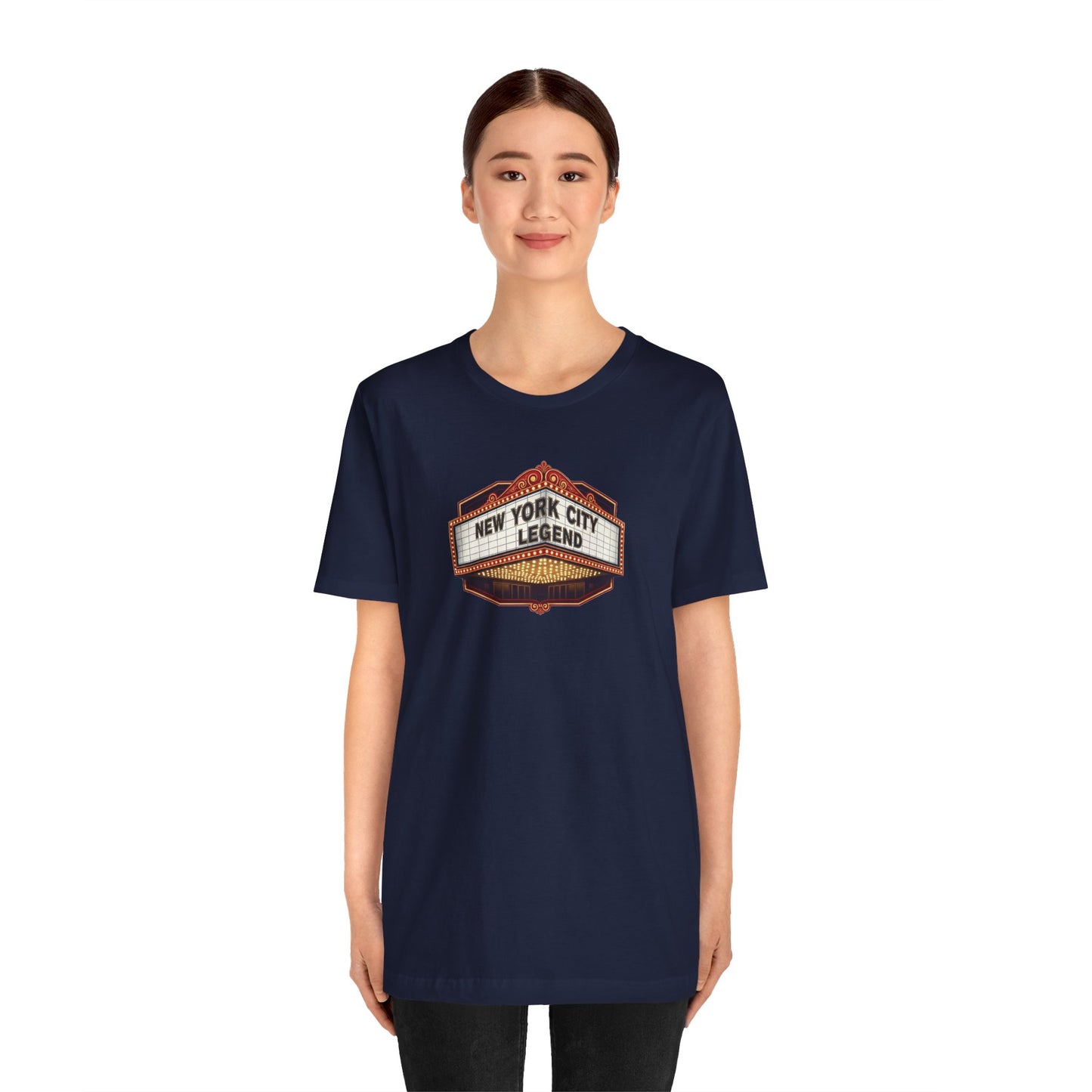 New York City Legend Unisex Jersey T-Shirt, NYC Nightlife Fashion Tee