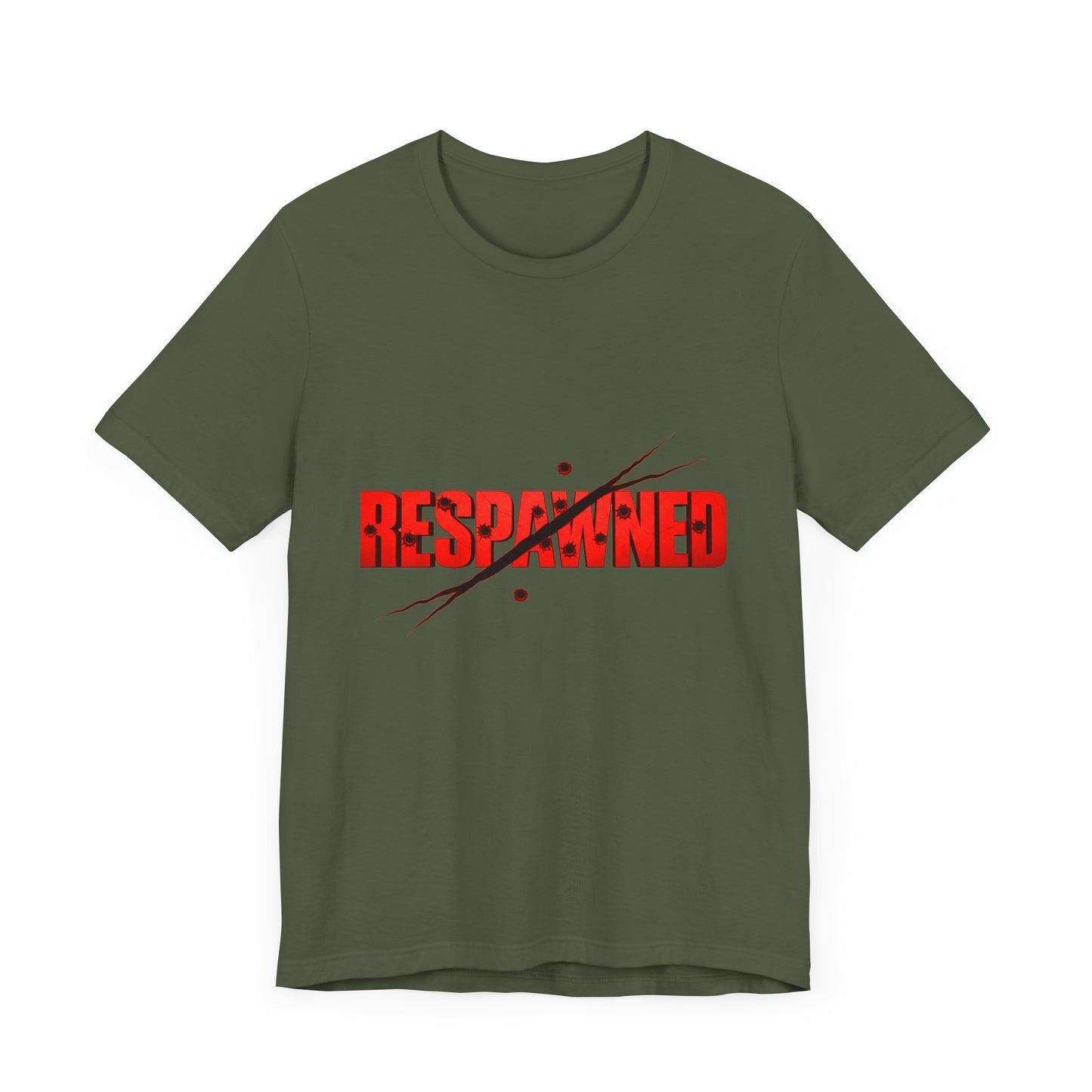 Respawned Gaming Short Sleeve Tee | Unisex, Casual Wear, Gamer Shirt, Gift for Gamers, Black T-Shirt