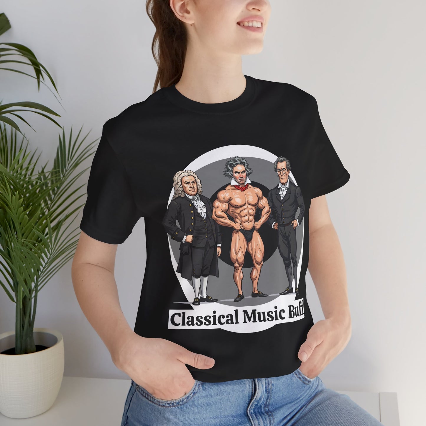 'Classical Music Buff' Unisex Tee - Perfect for Music Lovers & Gift Ideas - Hilarious Tee for Classical Music Listeners, Musicians