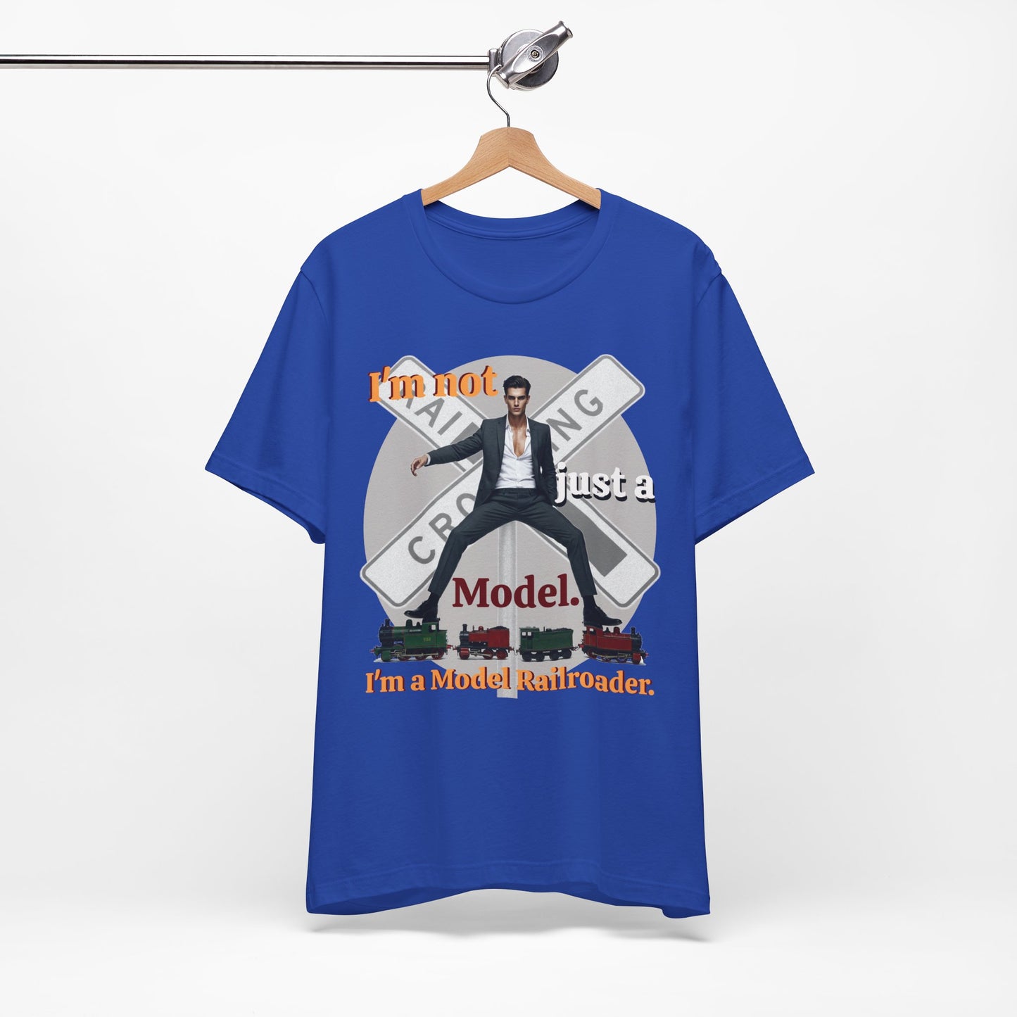 Funny Model Railroader Tee - Perfect Gift for Train Enthusiasts - Schmartypants